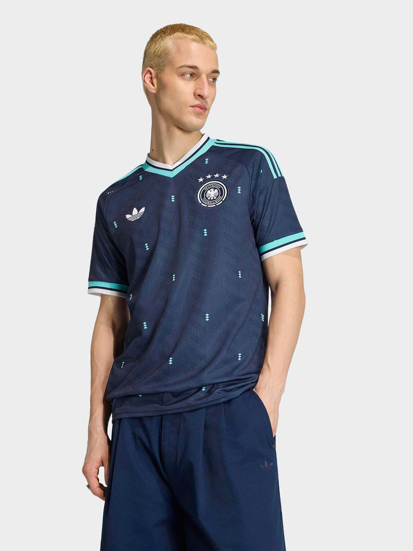 Image 1 of 2 of adidas Mens Germany 26 Away Replica Football Shirt - Navy