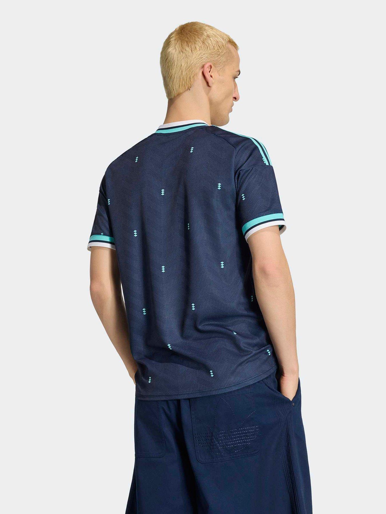 Image 2 of 2 of adidas Mens Germany 26 Away Replica Football Shirt - Navy