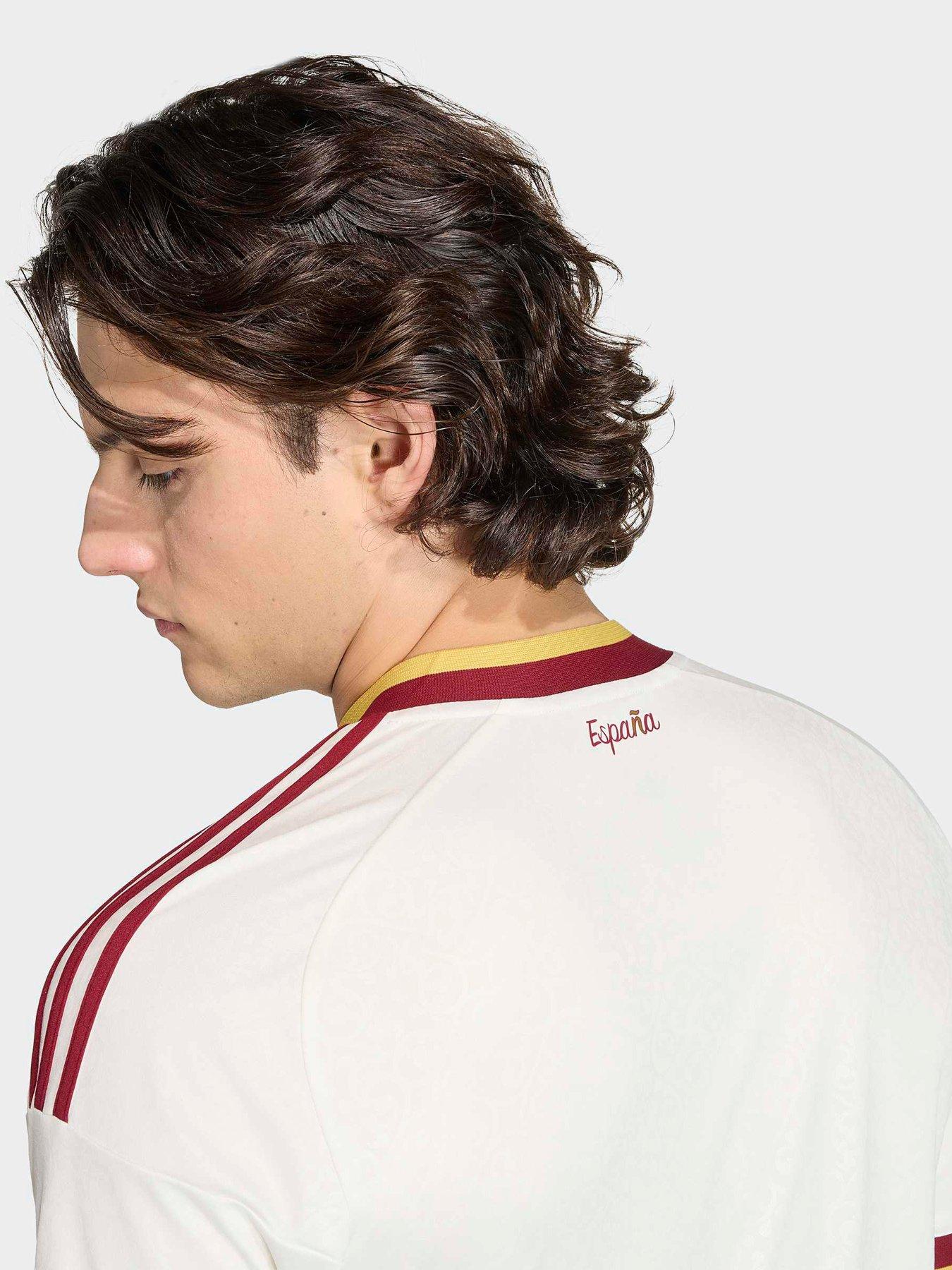 Image 5 of 5 of adidas Mens Spain 26 Away Replica Football Shirt - White