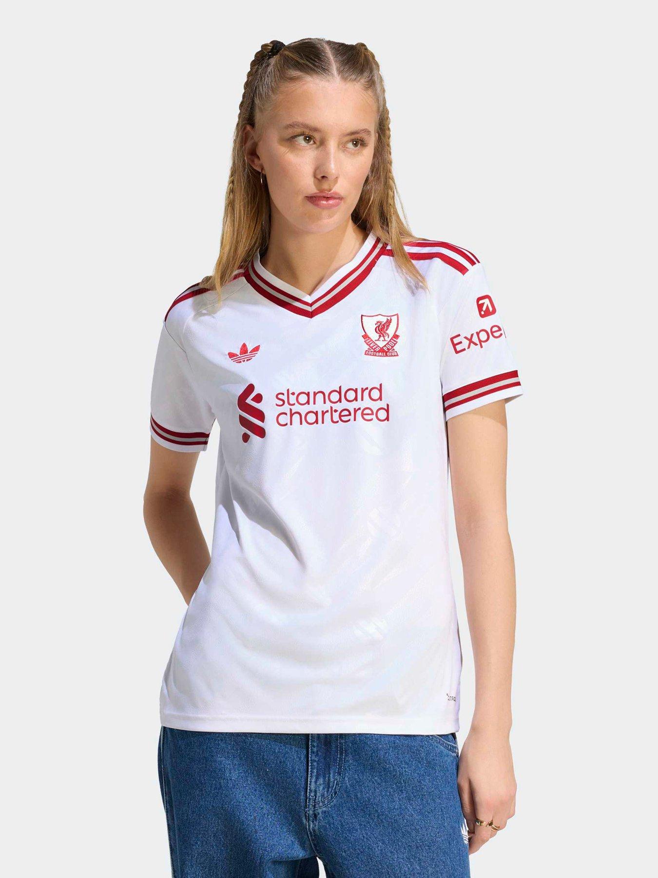 adidas Womens Liverpool Fc 26/27 Away Stadium Replica Shirt - White