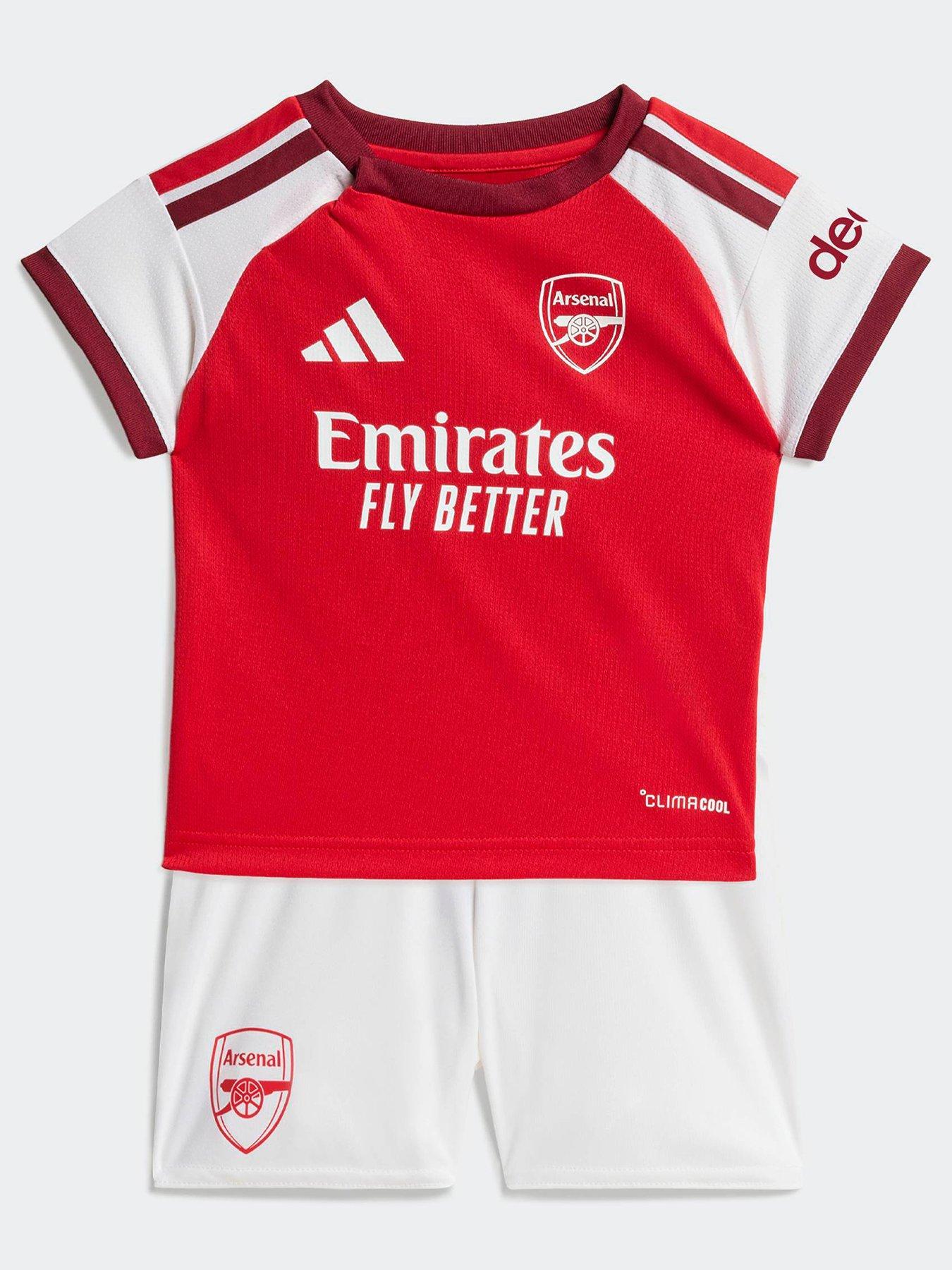 Image 1 of 6 of adidas Pre Order Infant Arsenal Fc 26/27 Home Baby Kit - Red