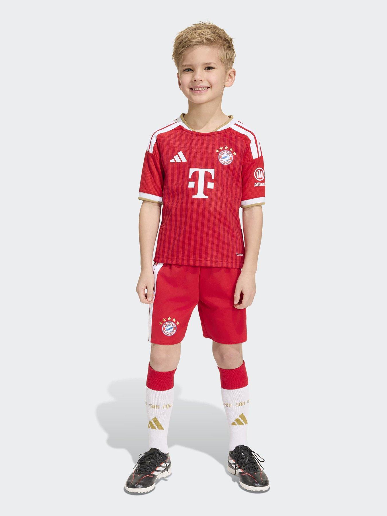 adidas Junior FC Bayern Munich 26/27 Home Mini Kit - Red