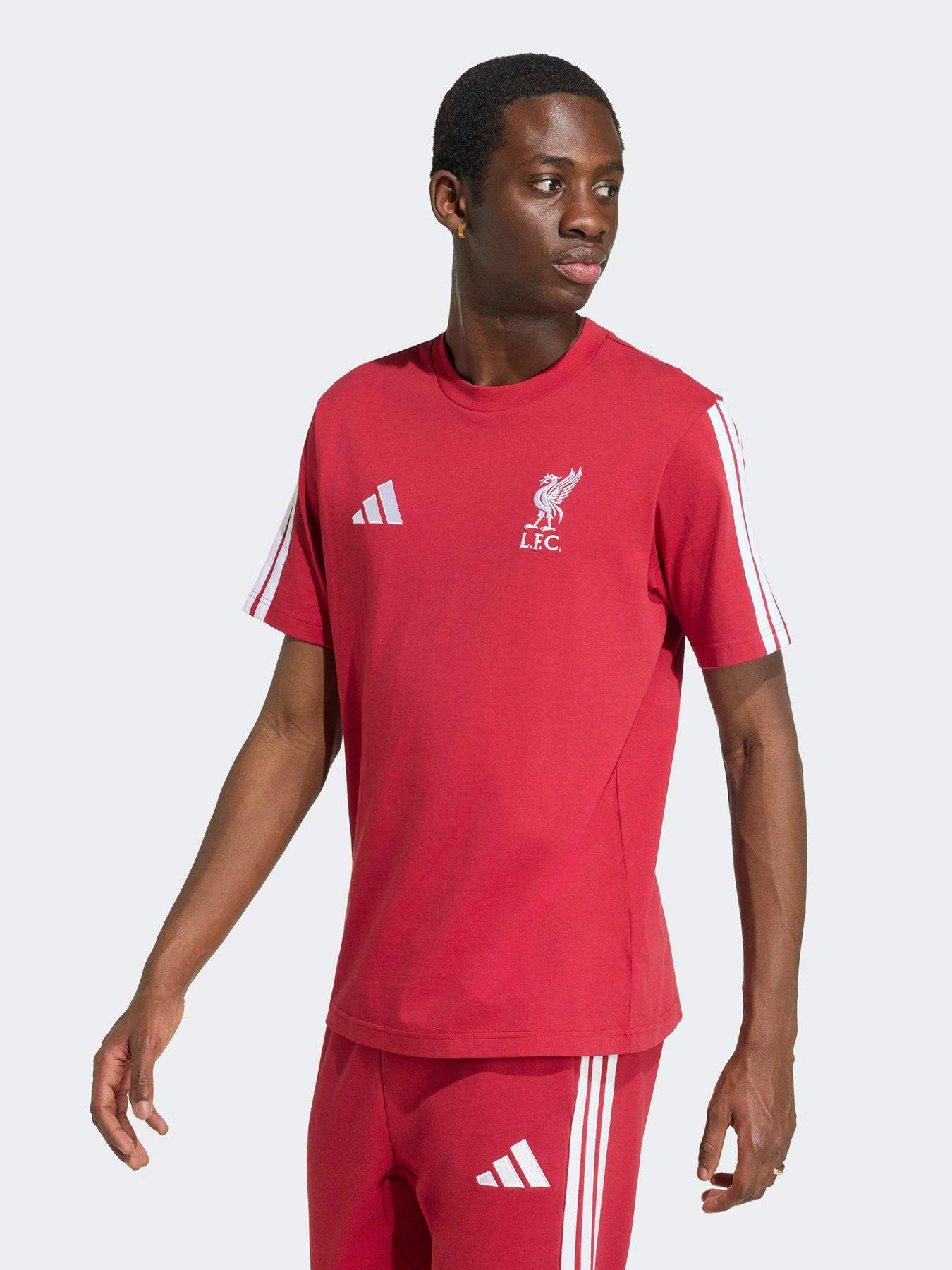 Image 1 of 5 of adidas Mens Liverpool FC DNA T-Shirt - Red