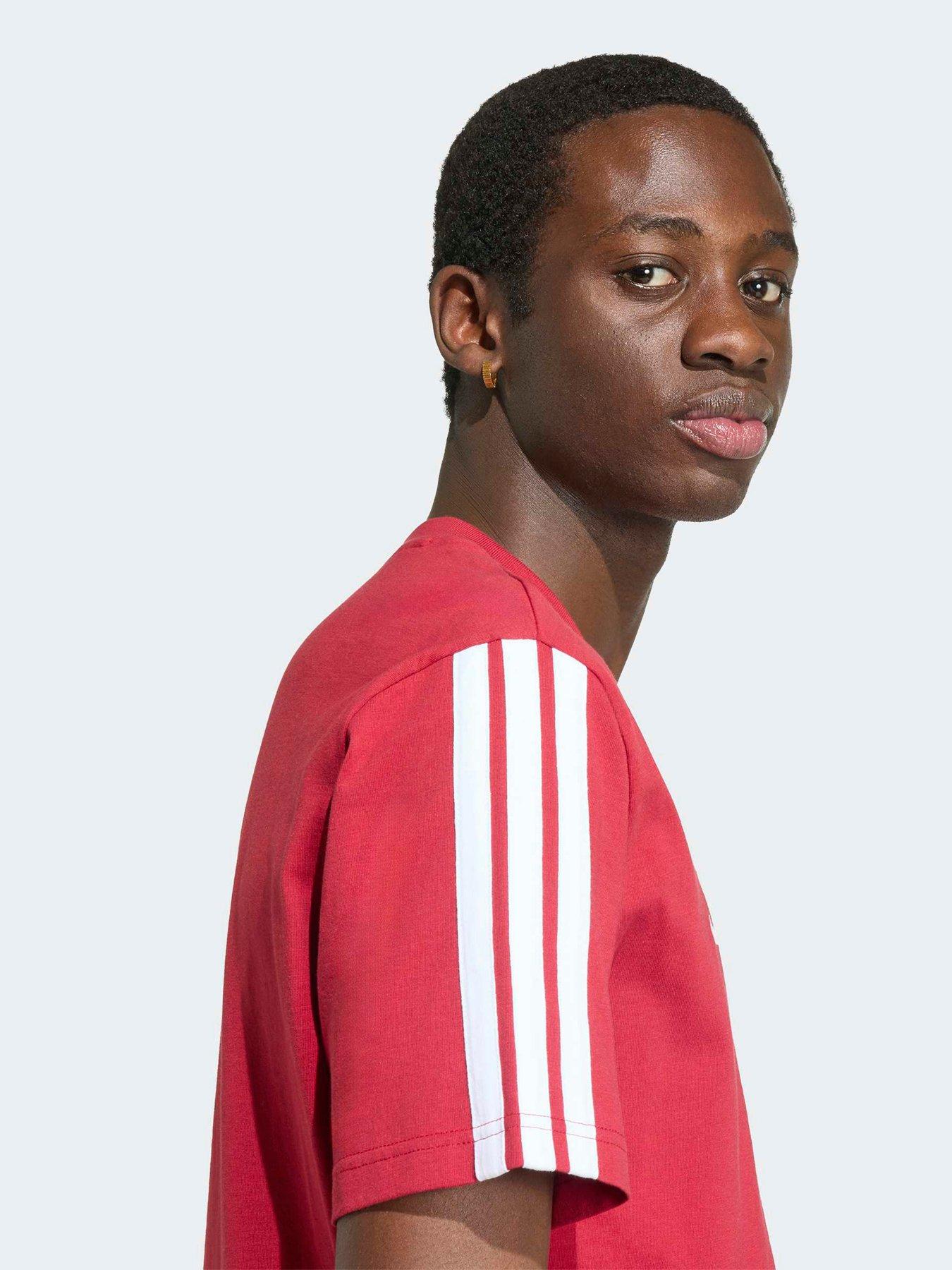 Image 4 of 5 of adidas Mens Liverpool FC DNA T-Shirt - Red