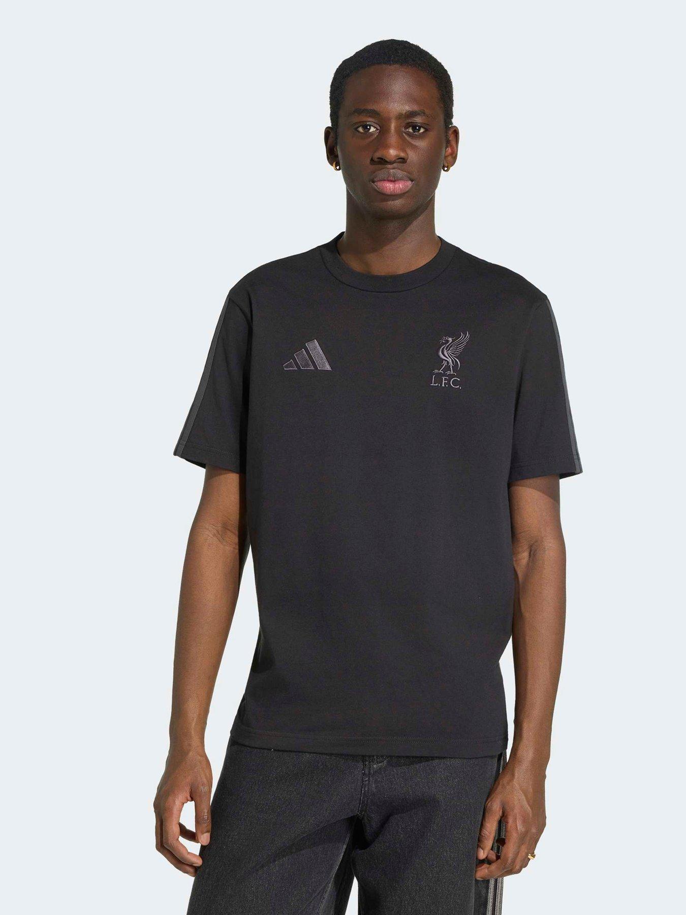 adidas Mens Liverpool FC DNA T-Shirt - Black