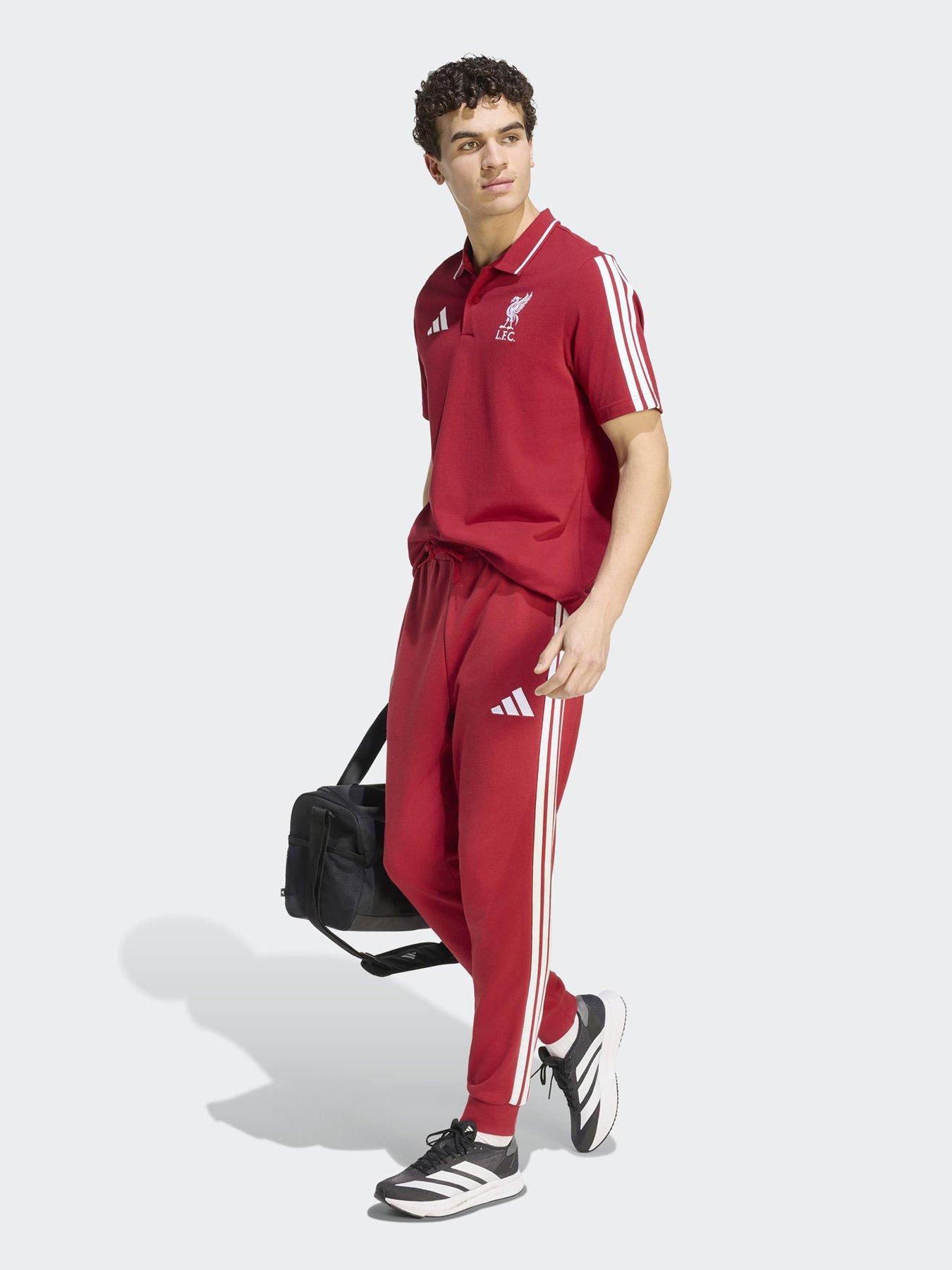 Image 3 of 5 of adidas Mens Liverpool FC DNA Polo Shirt - Red