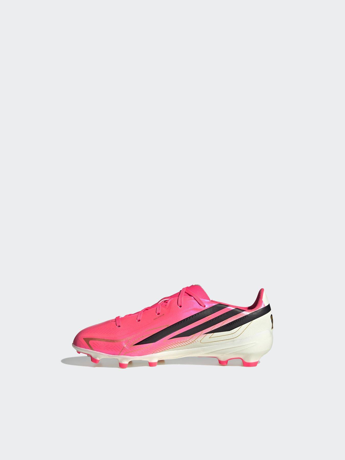 Image 6 of 6 of adidas Junior F50 Hyperfast League Firm Ground Football Boots - Pink