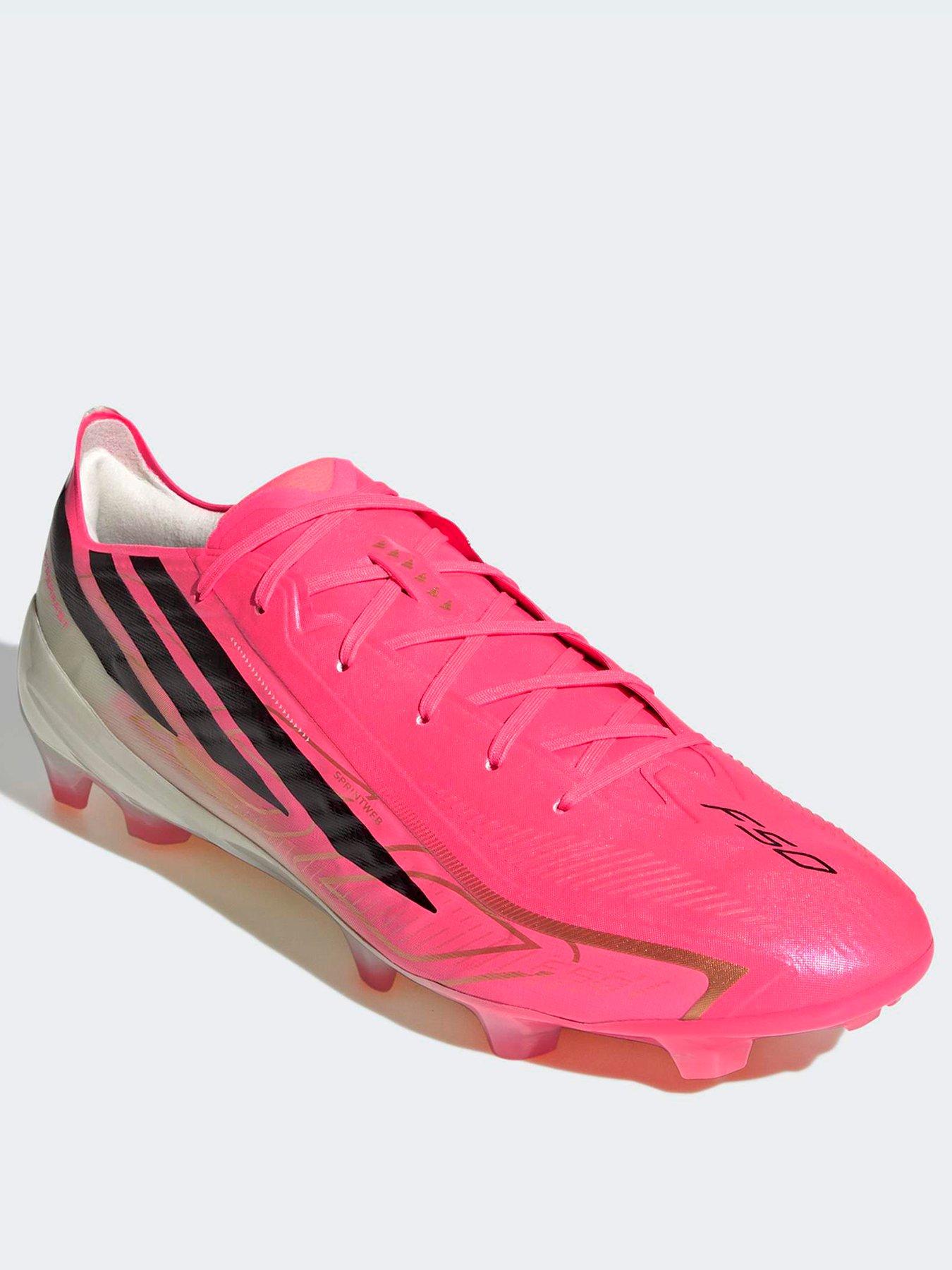Image 2 of 7 of adidas Mens F50 Hyperfast Pro Firm Ground Football Boots - Pink