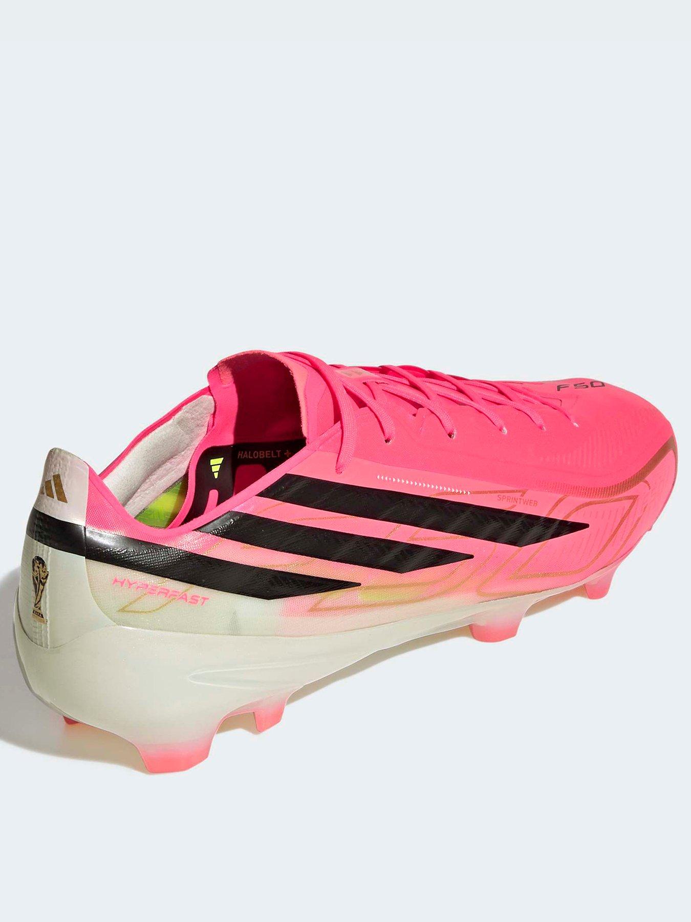 Image 3 of 7 of adidas Mens F50 Hyperfast Pro Firm Ground Football Boots - Pink