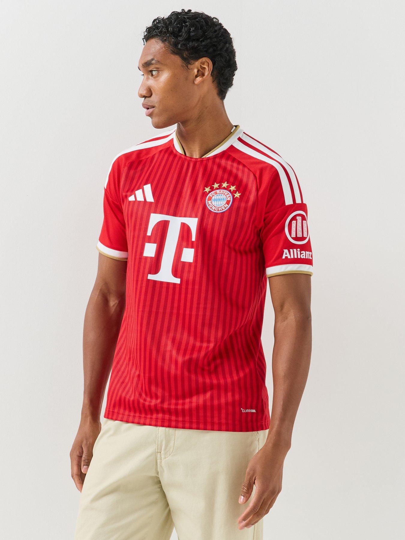 Adidas Mens Fc Bayern Munich 26/27 Home Stadium Replica Shirt - Red