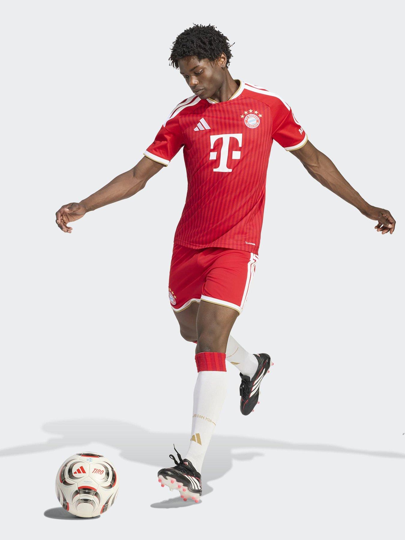 Image 3 of 5 of adidas Mens FC Bayern Munich 26/27 Home Stadium Replica Shirt - Red