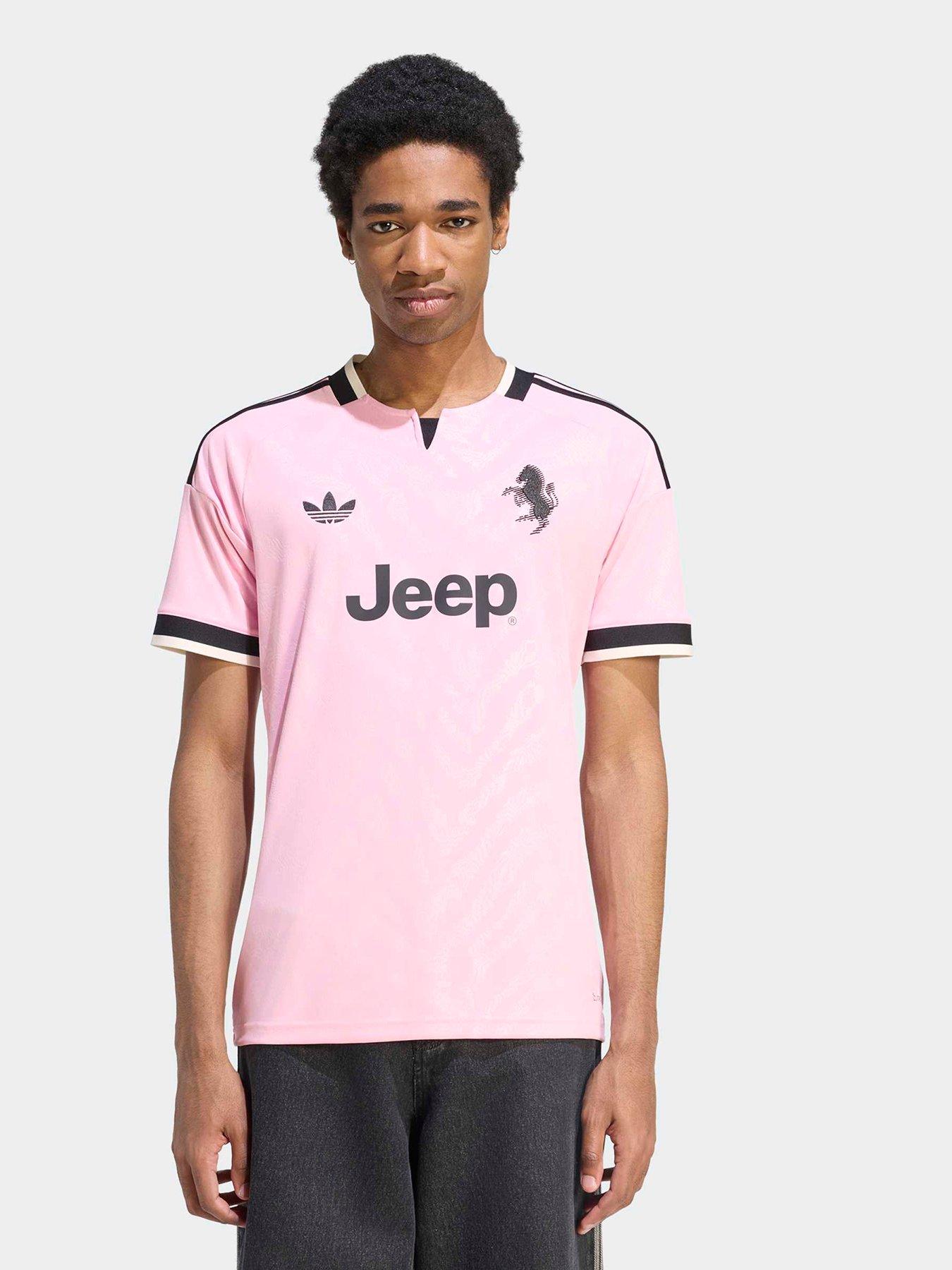 adidas Mens Juventus Fc 26/27 Away Stadium Replica Shirt - Pink