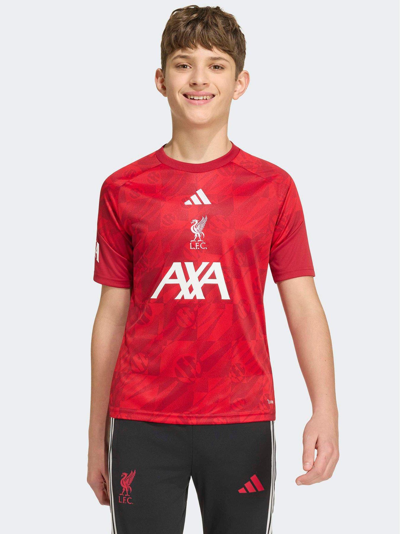 Image 1 of 6 of adidas Junior Liverpool FC 26/27 Home Pre Match Shirt - Red