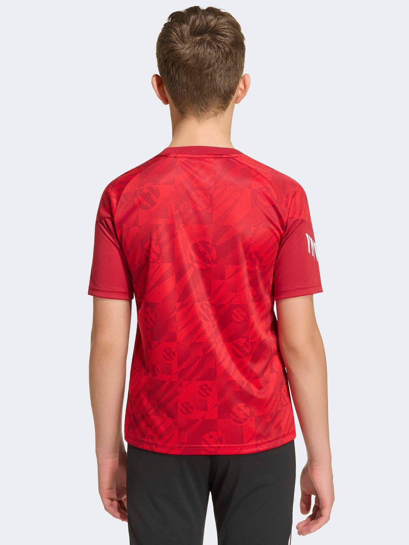 Image 3 of 6 of adidas Junior Liverpool FC 26/27 Home Pre Match Shirt - Red