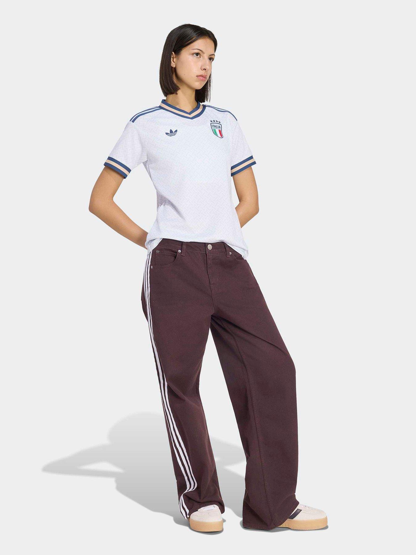 Image 3 of 5 of adidas Womens Italy 26 Away Replica Football Shirt - White
