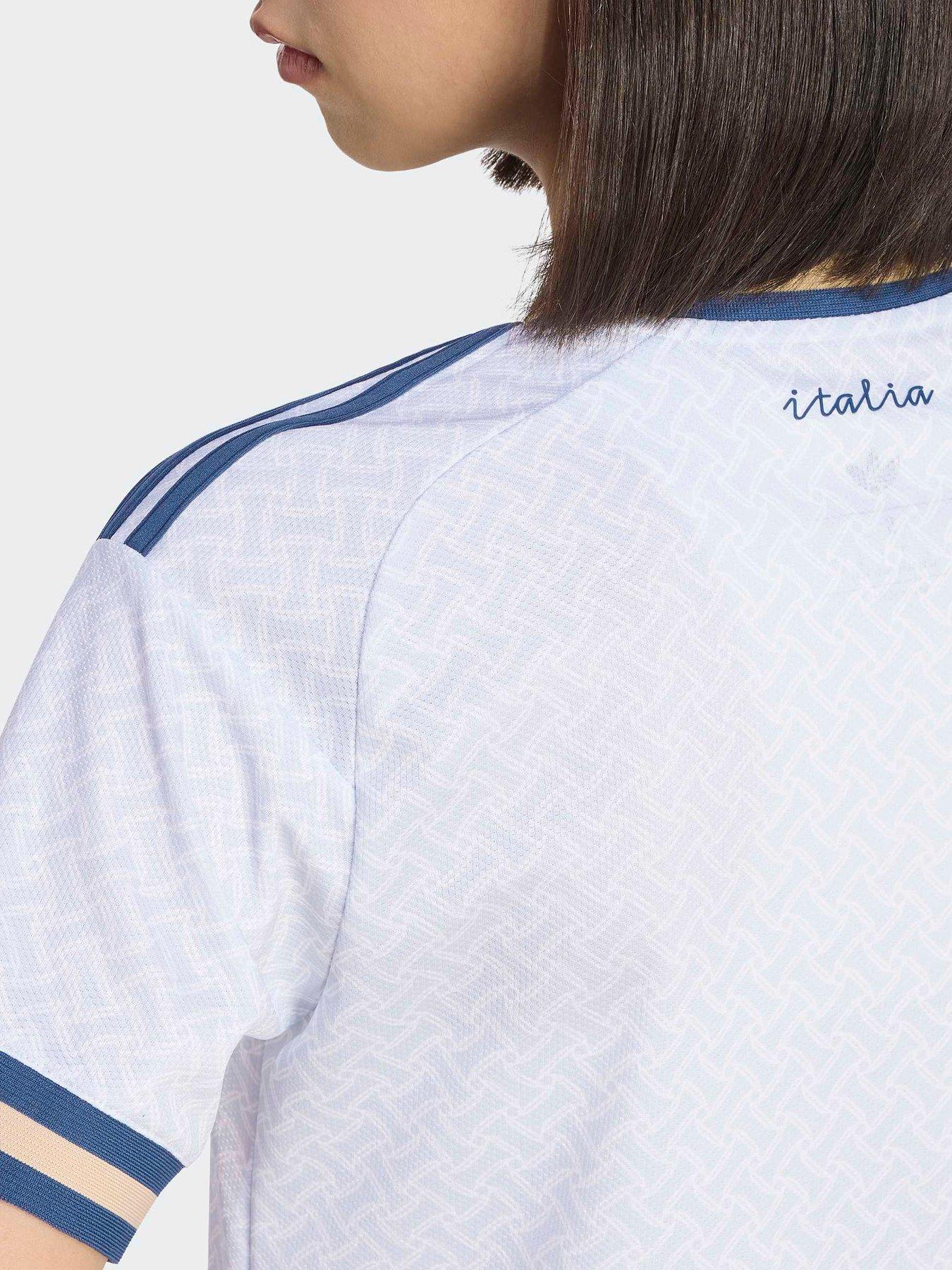 Image 5 of 5 of adidas Womens Italy 26 Away Replica Football Shirt - White