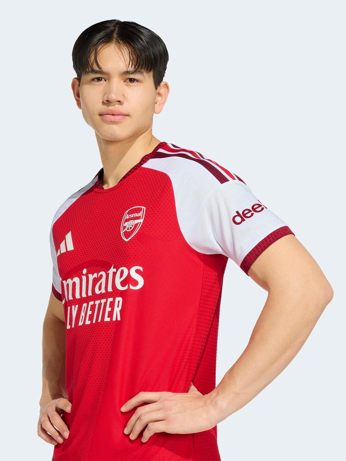 Image 4 of 5 of adidas Mens Arsenal Fc 26/27 Home Authentic Replica Shirt - Red