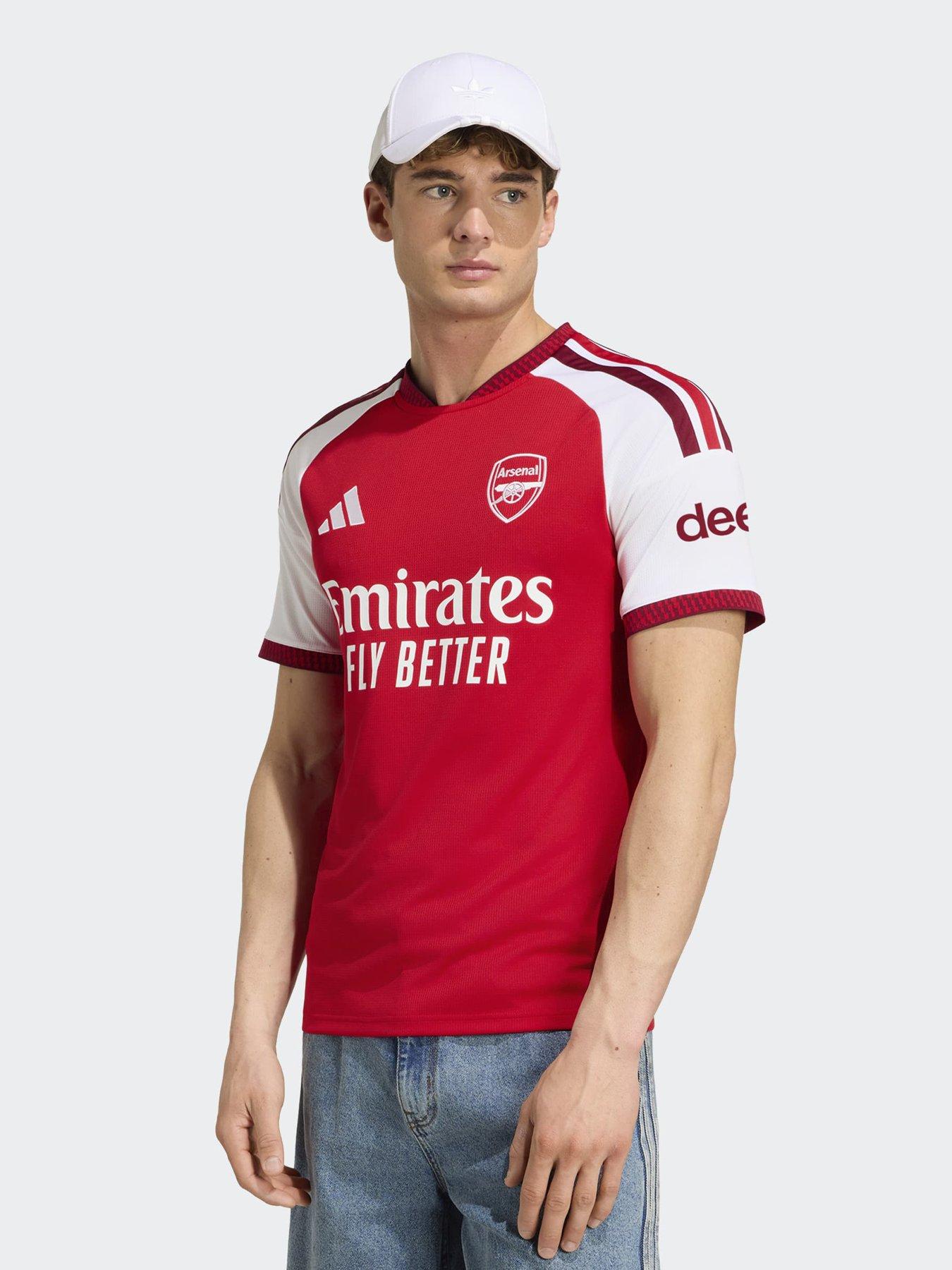 adidas Mens Arsenal Fc 26/27 Home Stadium Replica Shirt - Red