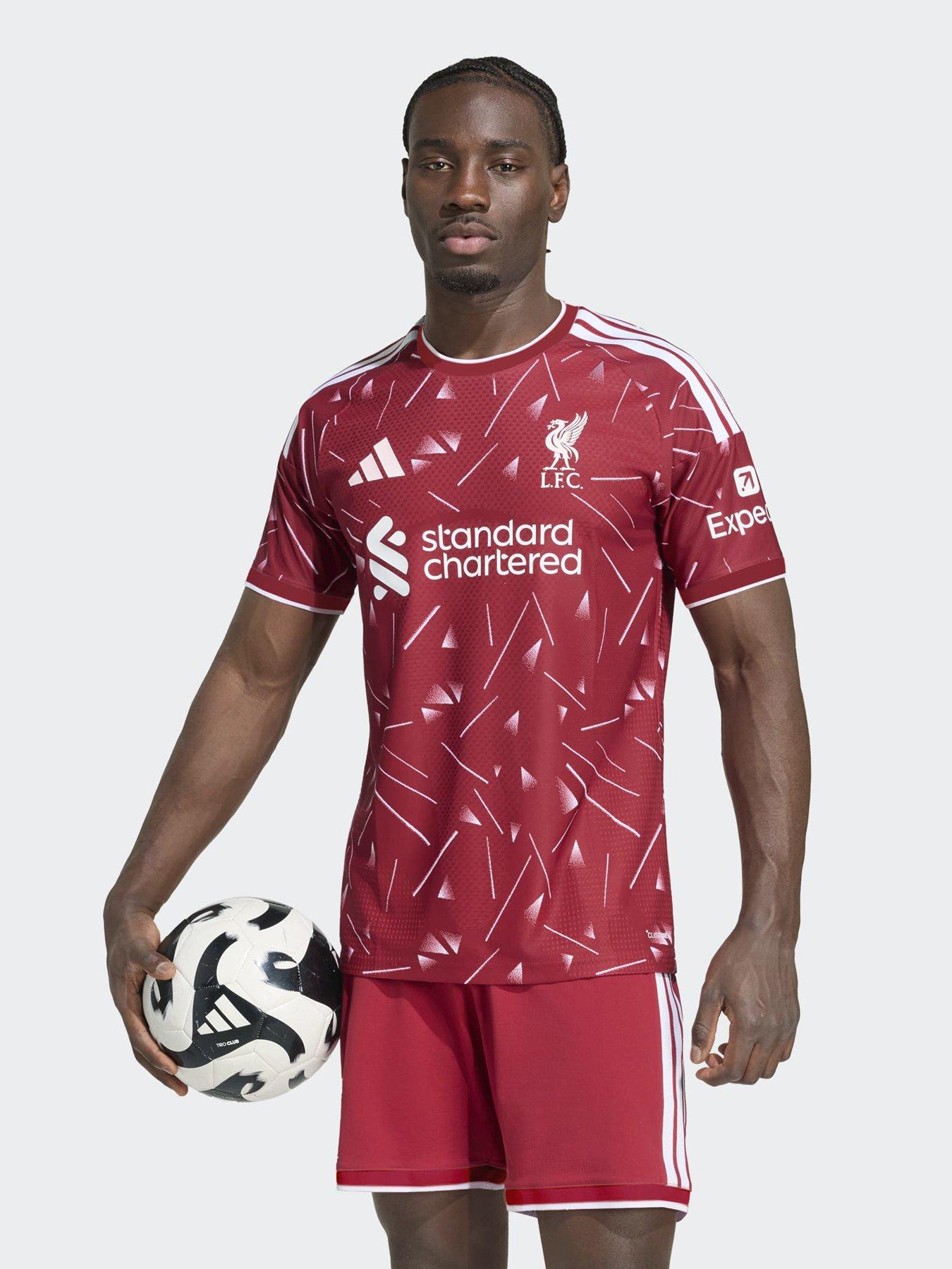 Image 1 of 5 of adidas Mens Liverpool FC 26/27 Home Authentic Replica Shirt - Red