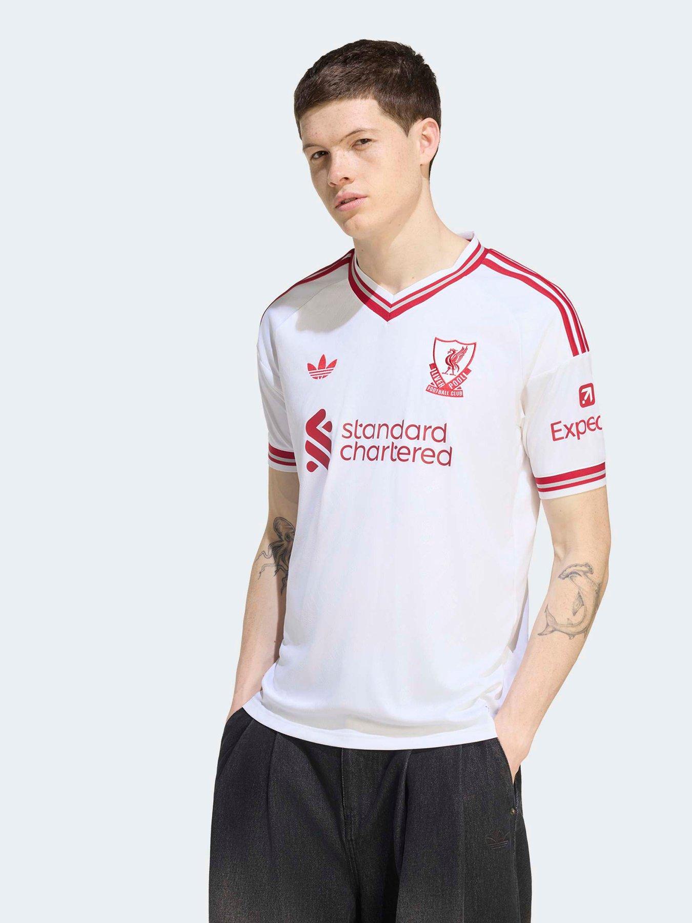 Image 1 of 5 of adidas Mens Liverpool Fc 26/27 Away Replica Football Shirt - White