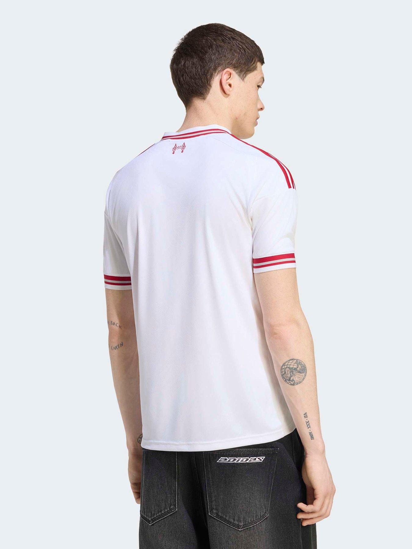 Image 2 of 5 of adidas Mens Liverpool Fc 26/27 Away Replica Football Shirt - White