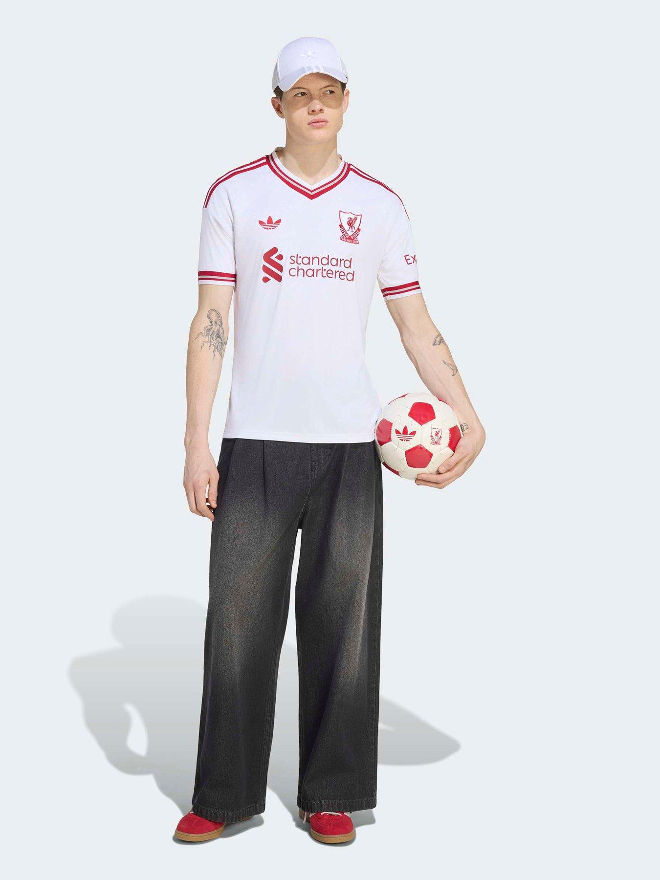 Image 3 of 5 of adidas Mens Liverpool Fc 26/27 Away Replica Football Shirt - White