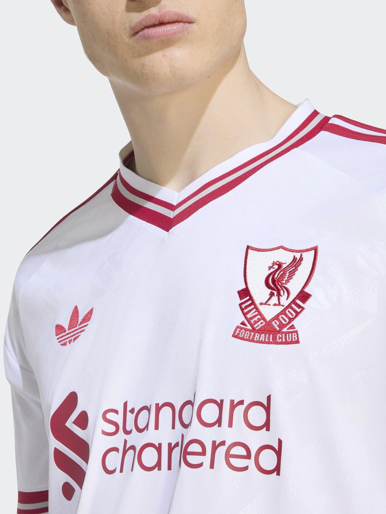 Image 4 of 5 of adidas Mens Liverpool Fc 26/27 Away Replica Football Shirt - White