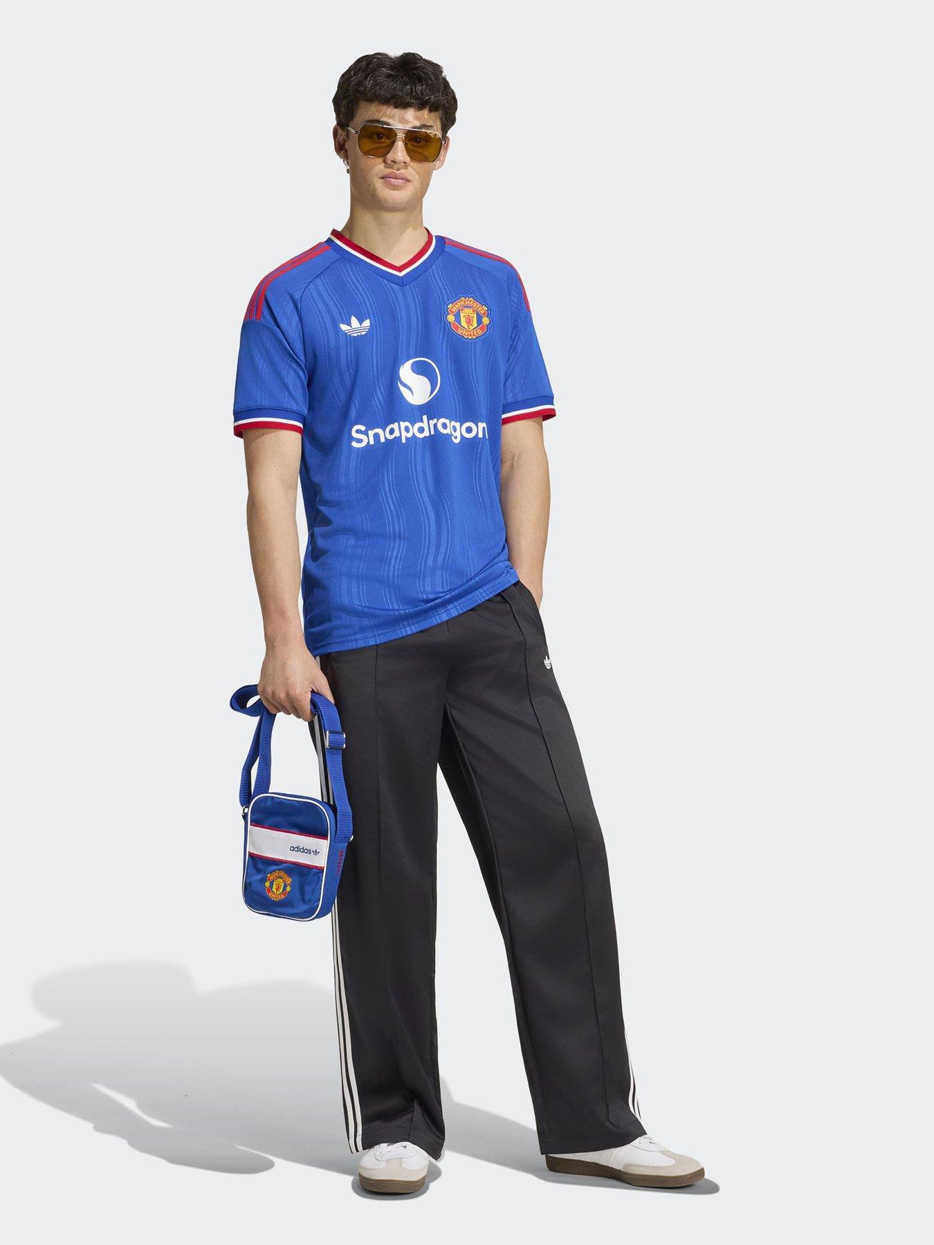 Image 3 of 5 of adidas Mens Manchester United 26/27 Away Replica Football Shirt - Blue