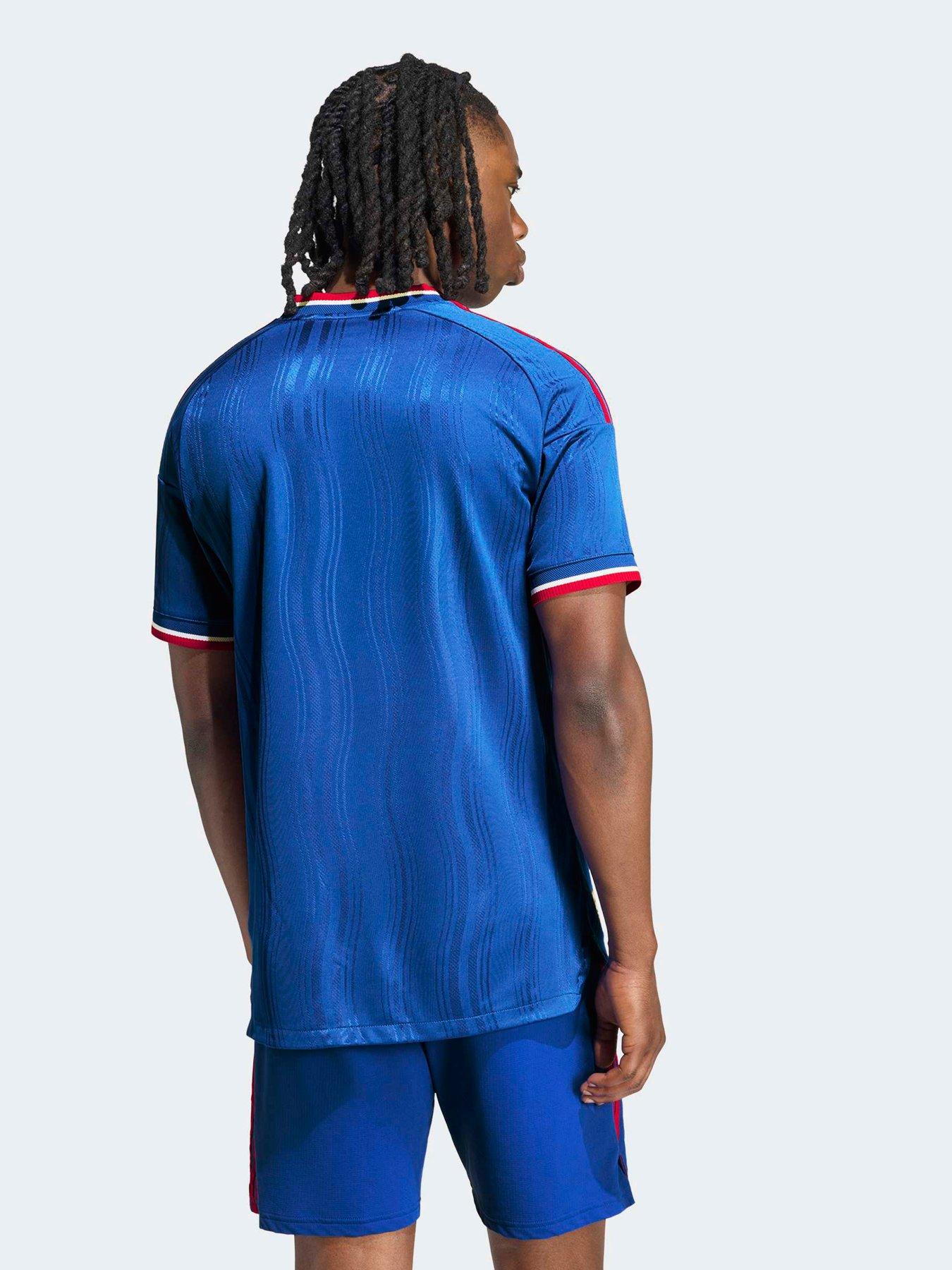 Image 2 of 5 of adidas Mens Manchester United 26/27 Away Authentic Replica Shirt - Blue
