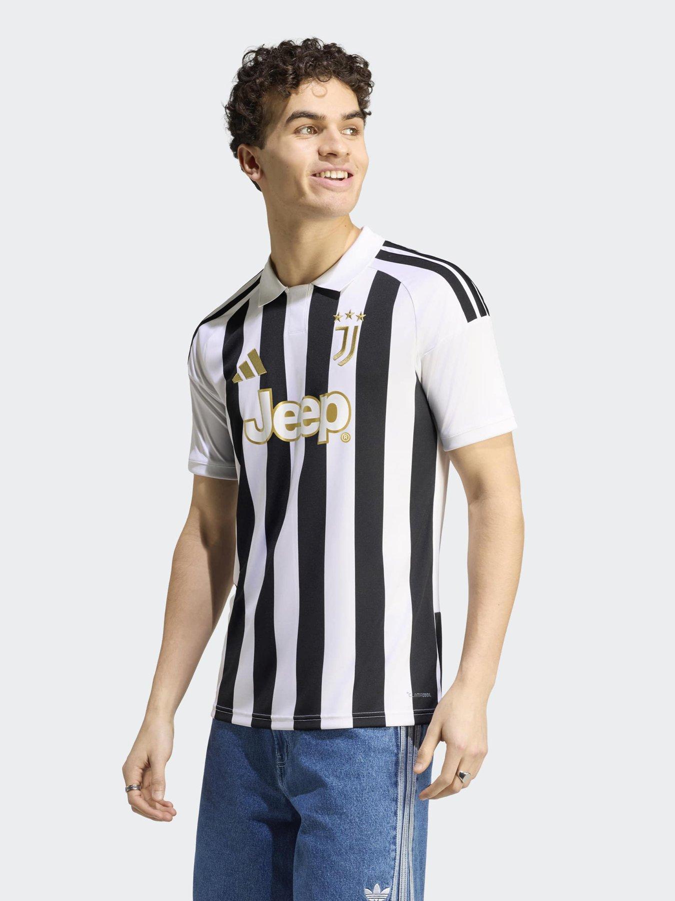 adidas Mens Juventus FC 26/27 Home Stadium Replica Shirt - White