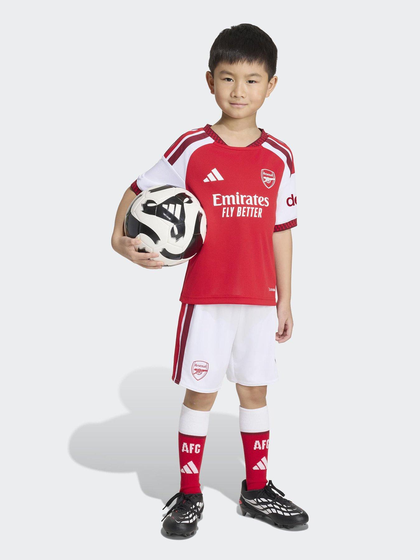 Image 1 of 6 of adidas PRE ORDER&nbsp;Junior Arsenal Fc 26/27 Home Mini Kit - Red