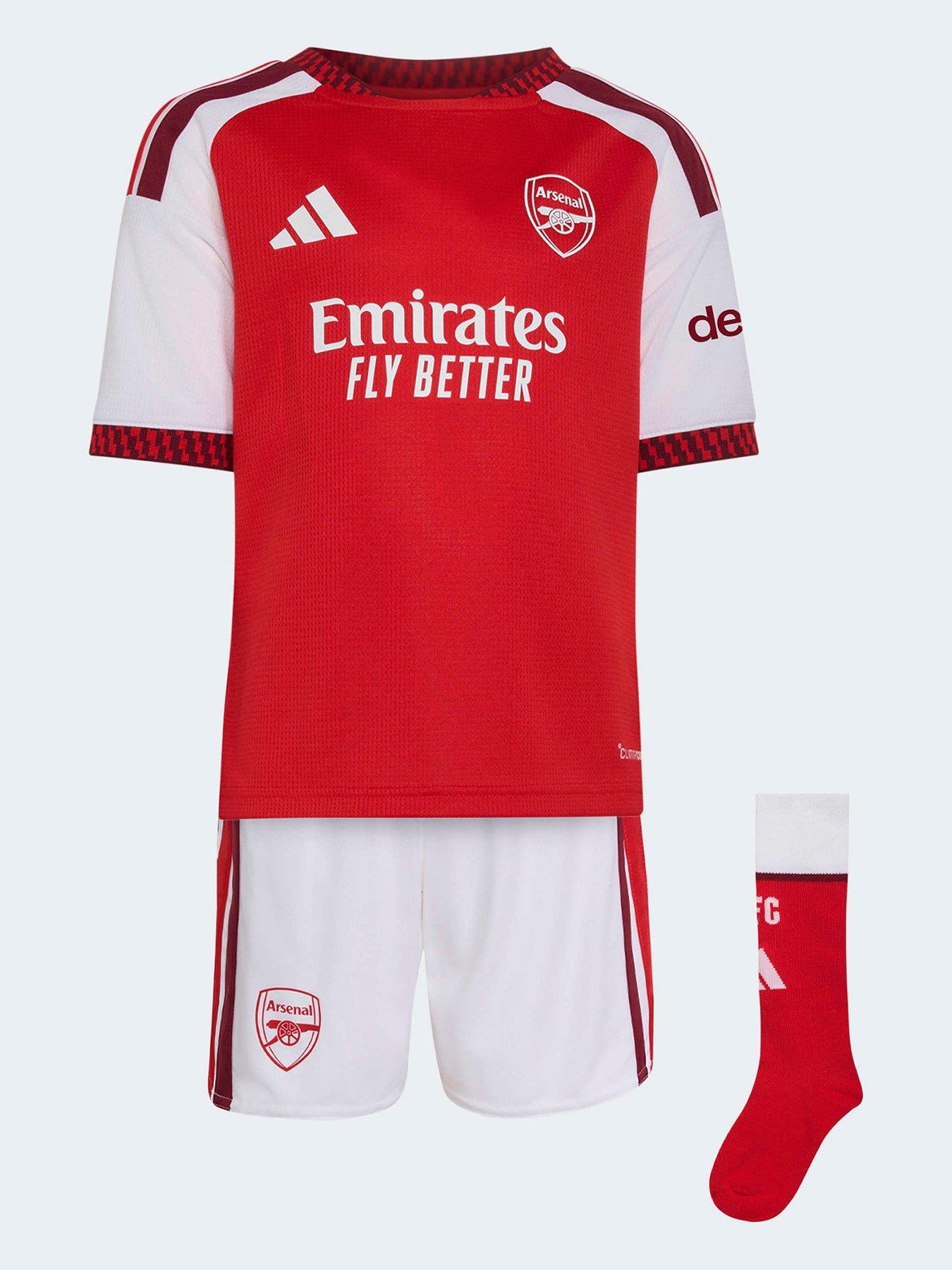 Image 2 of 6 of adidas PRE ORDER&nbsp;Junior Arsenal Fc 26/27 Home Mini Kit - Red