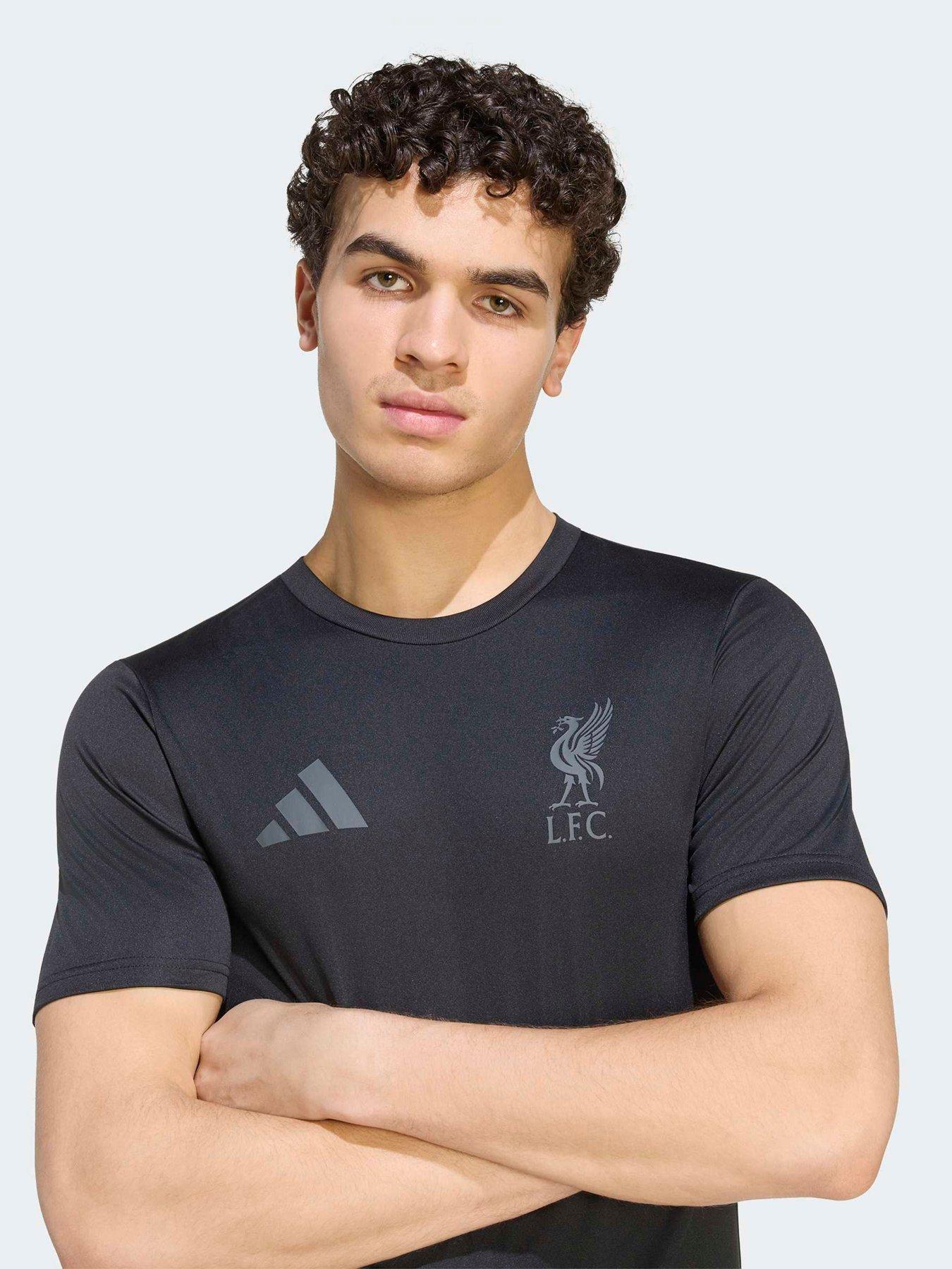 Image 4 of 5 of adidas Mens Liverpool Fc Pes T-Shirt - Black
