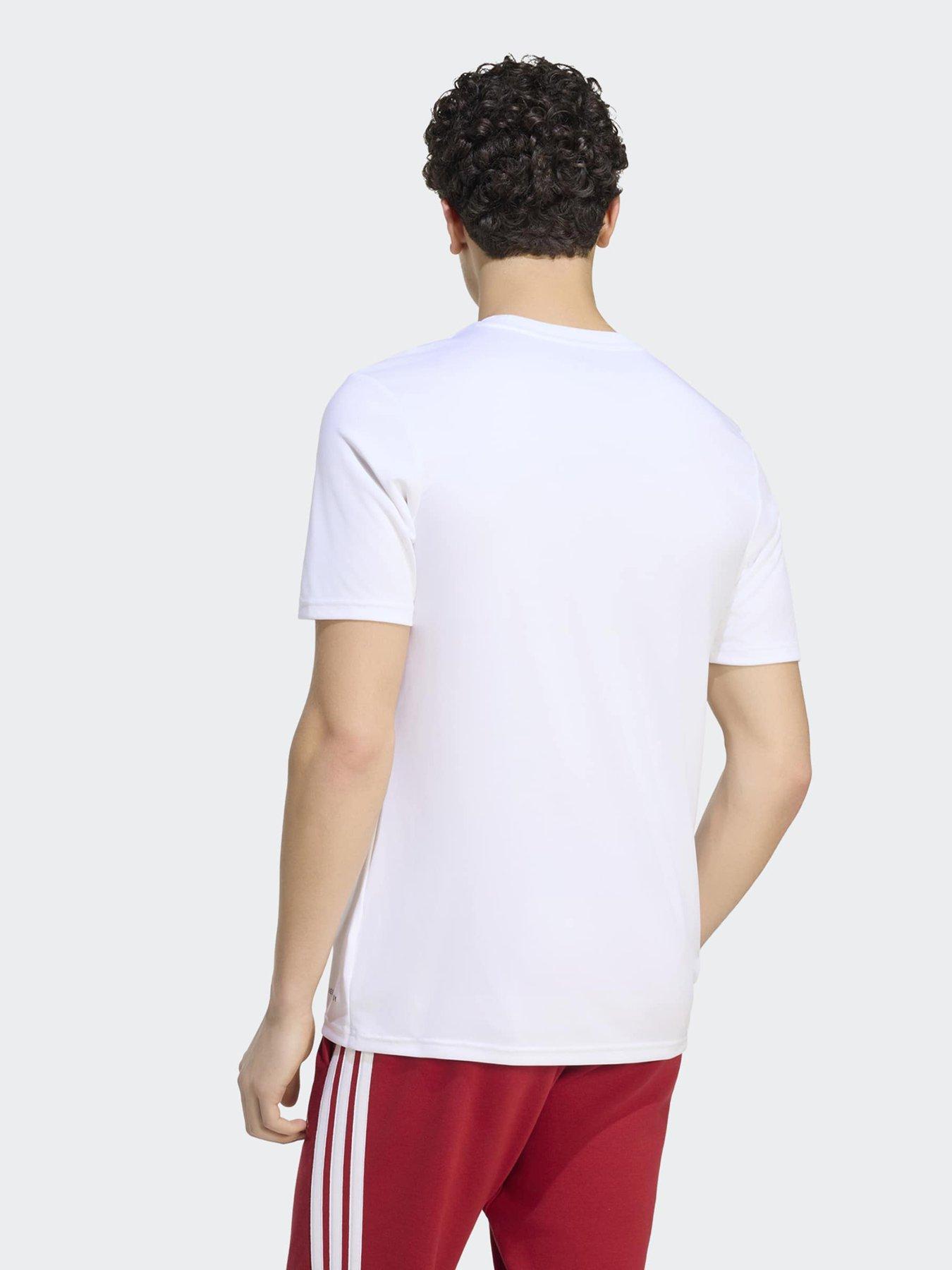 Image 2 of 5 of adidas Mens Liverpool FC Pes T-Shirt - White