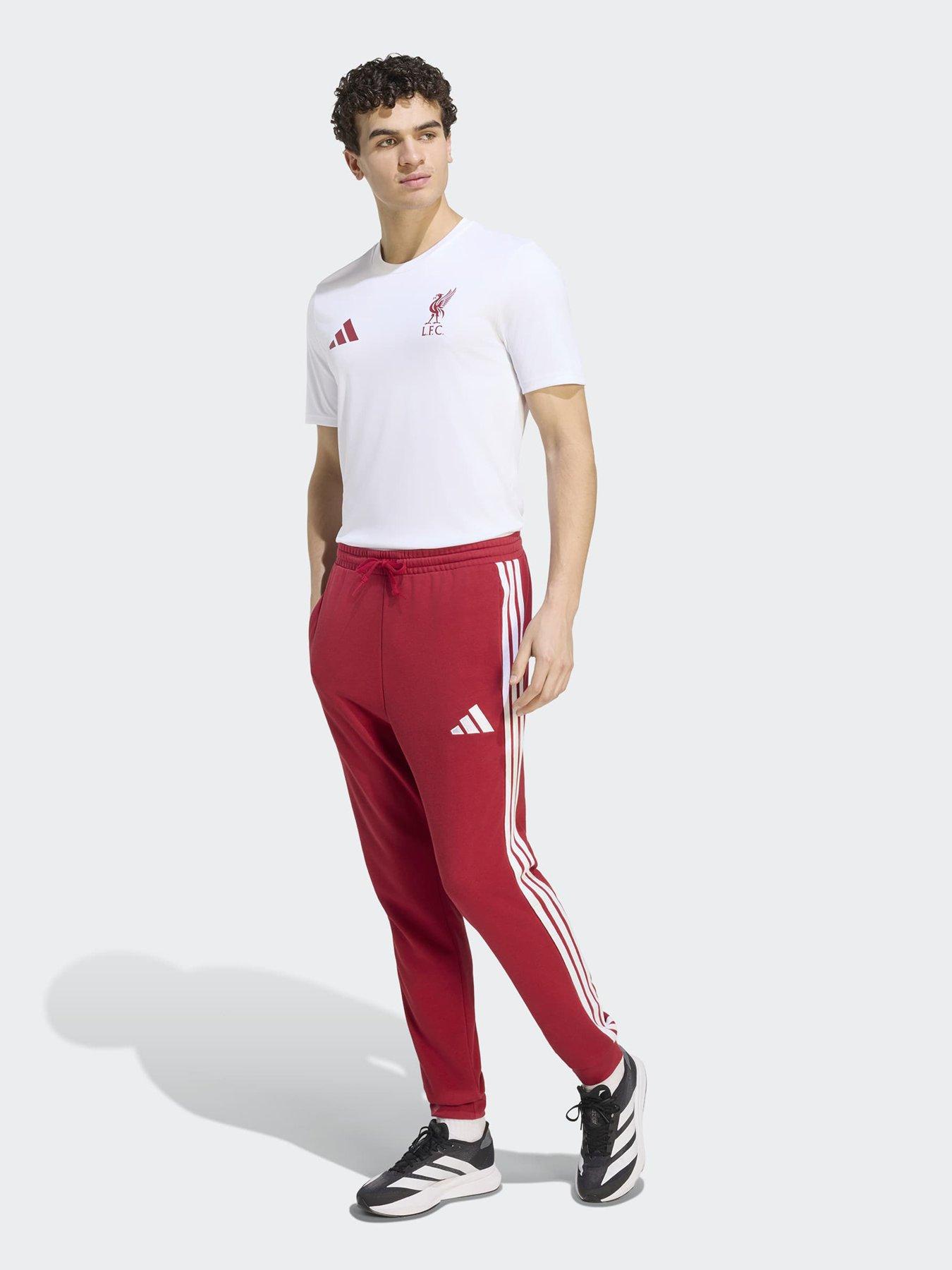Image 3 of 5 of adidas Mens Liverpool FC Pes T-Shirt - White