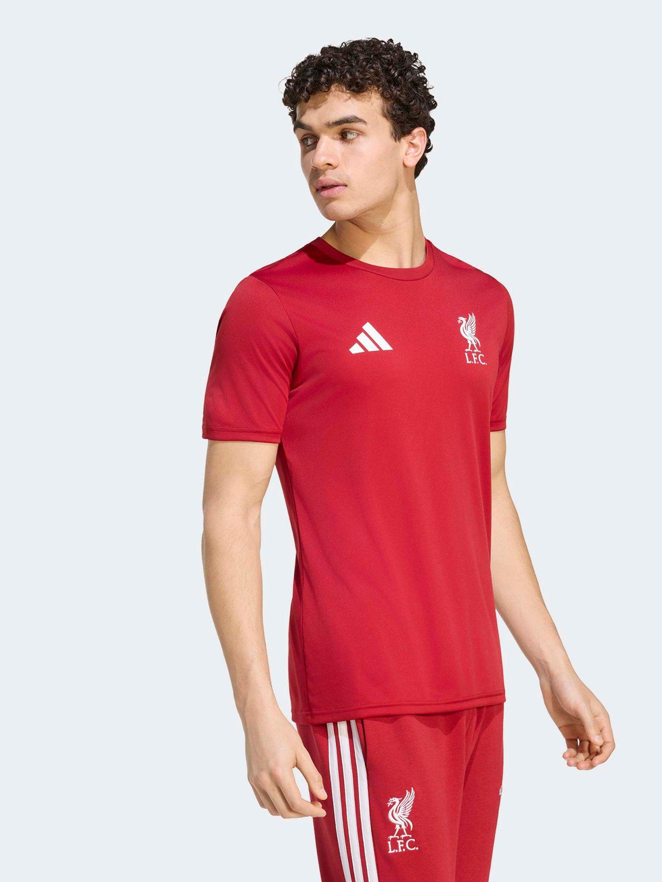 Image 1 of 5 of adidas Mens Liverpool Fc Pes T-Shirt - Red