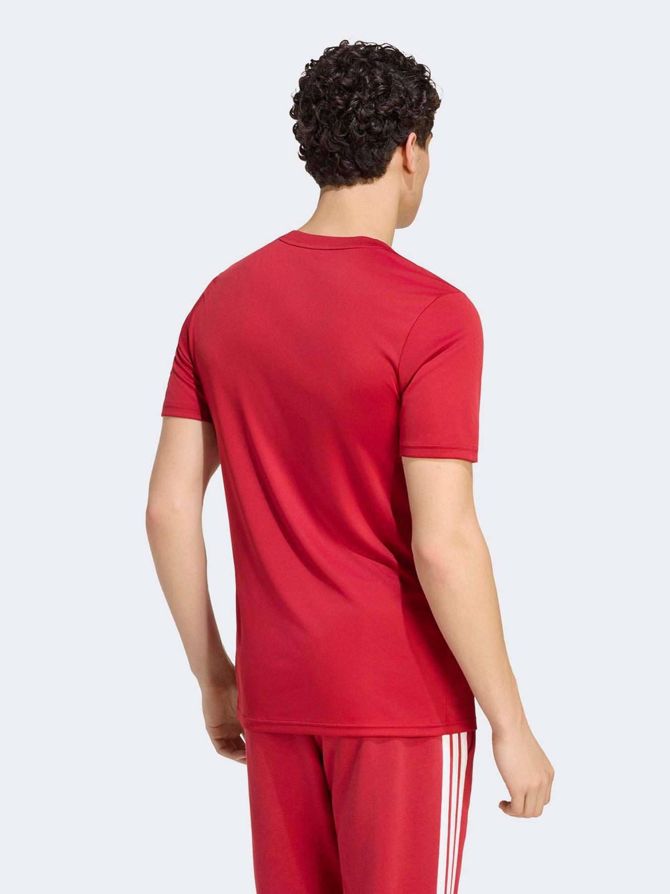 Image 2 of 5 of adidas Mens Liverpool Fc Pes T-Shirt - Red