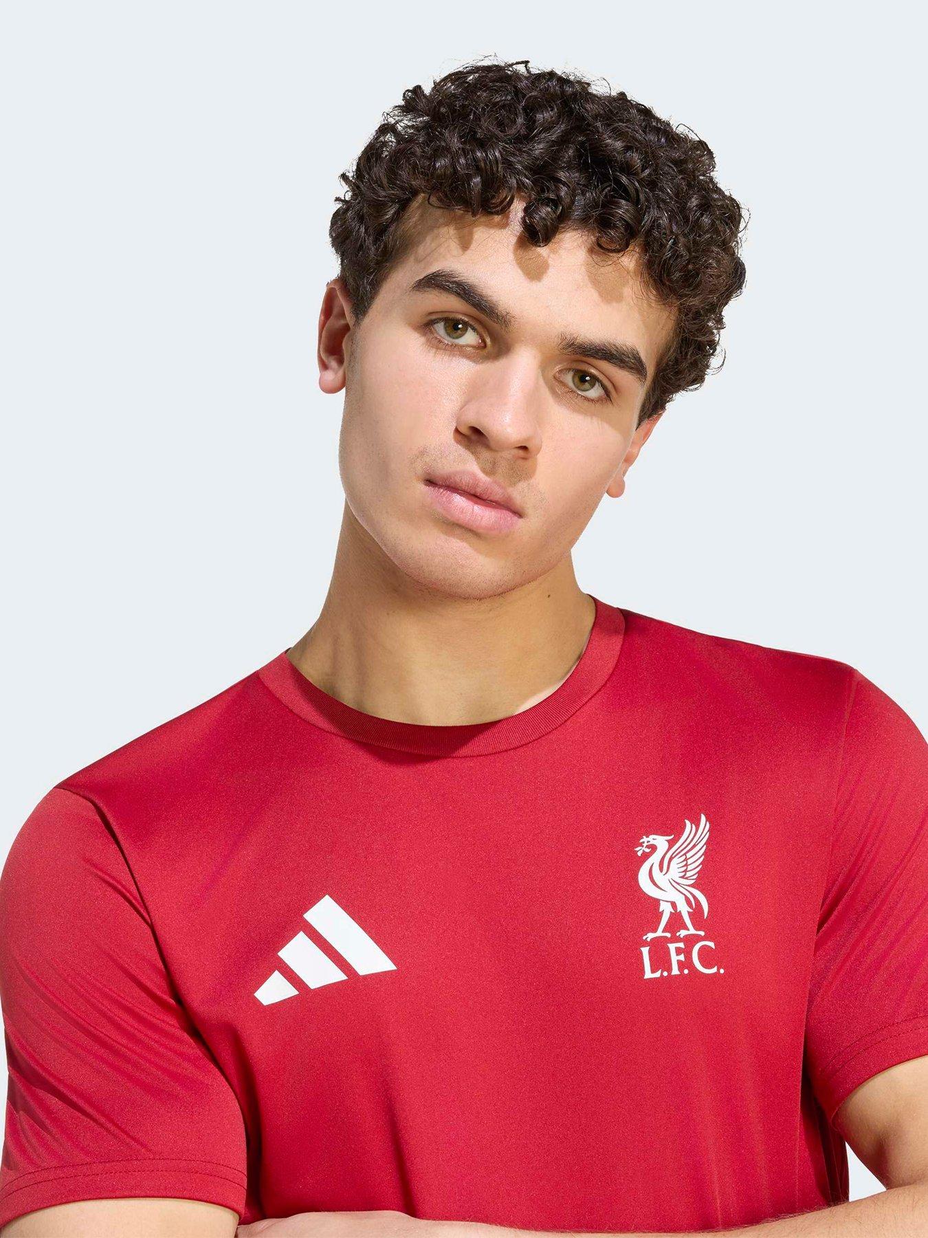 Image 4 of 5 of adidas Mens Liverpool Fc Pes T-Shirt - Red