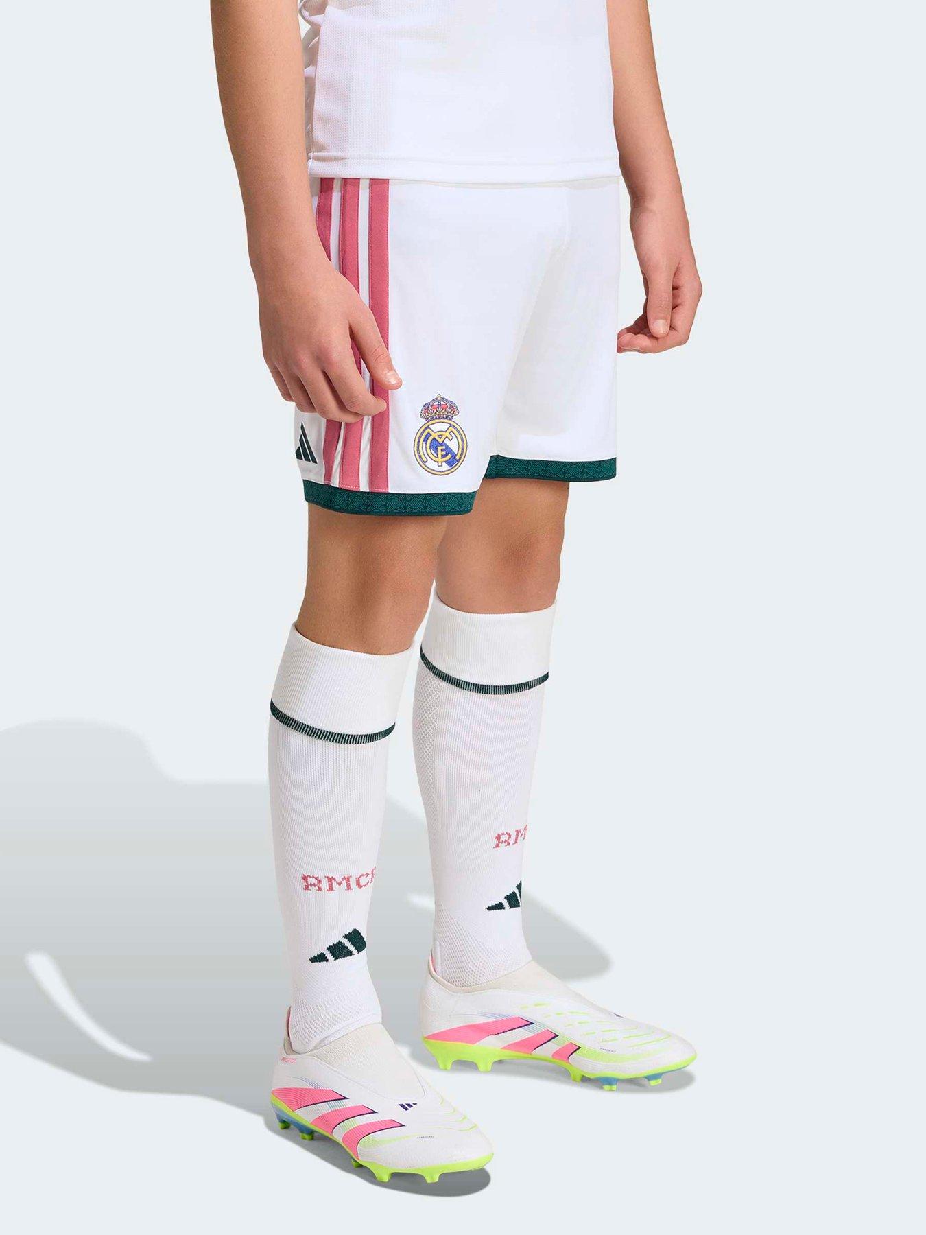 Adidas Junior Real Madrid 26/27 Home Shorts - White