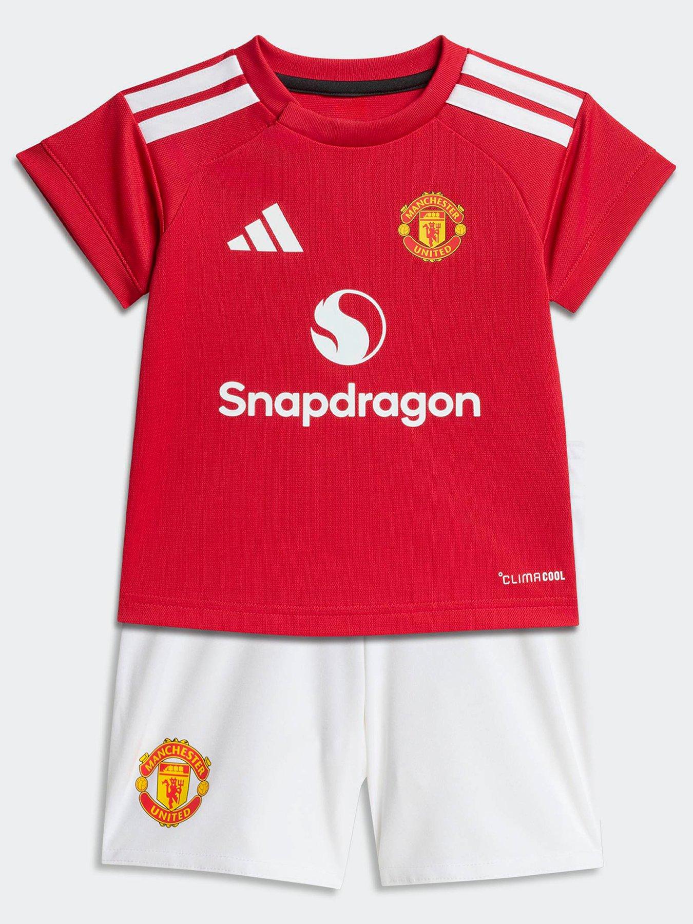 adidas Infant Manchester United 26/27 Home Baby Kit - Red