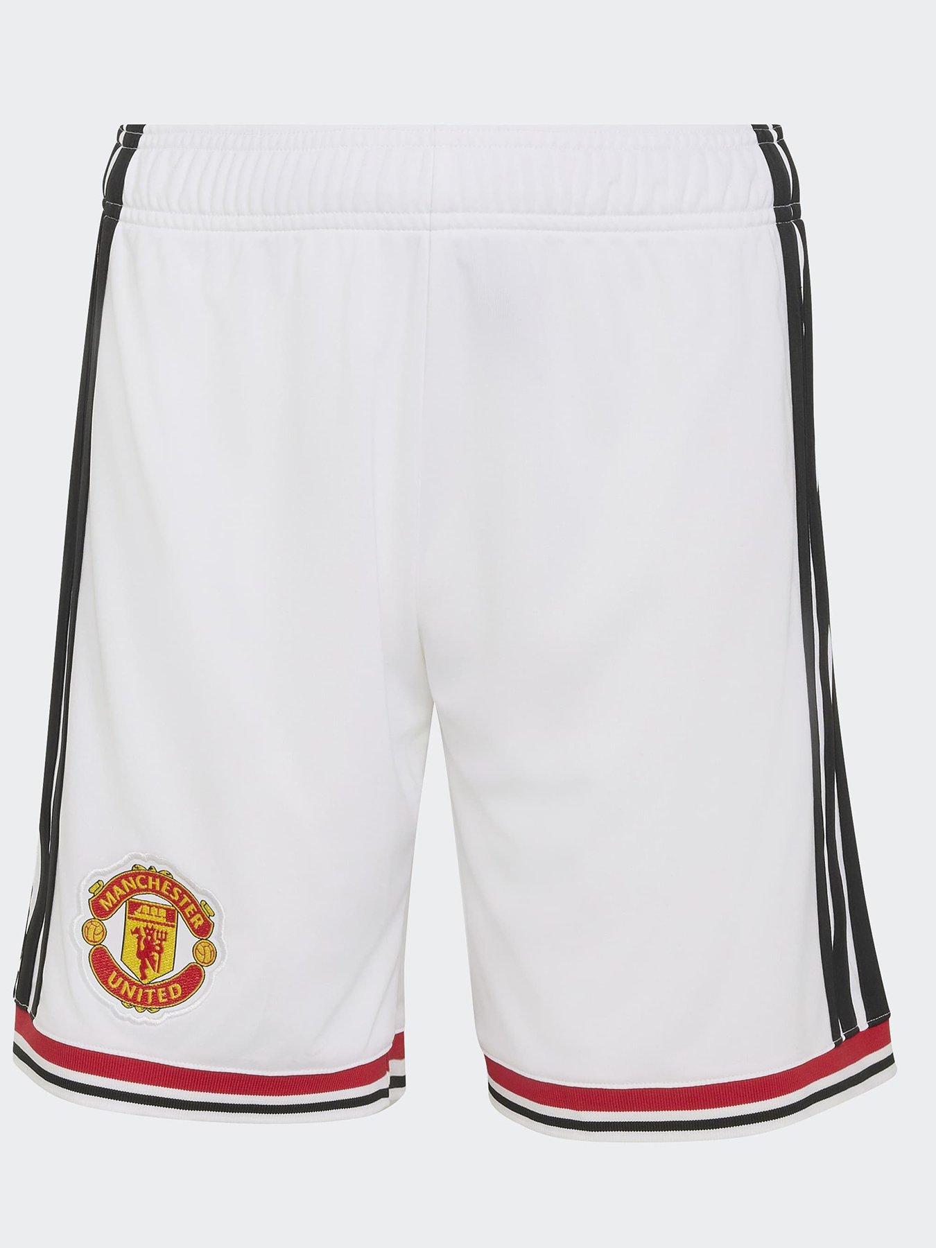 Image 2 of 6 of adidas Junior Manchester United 26/27 Home Shorts - White