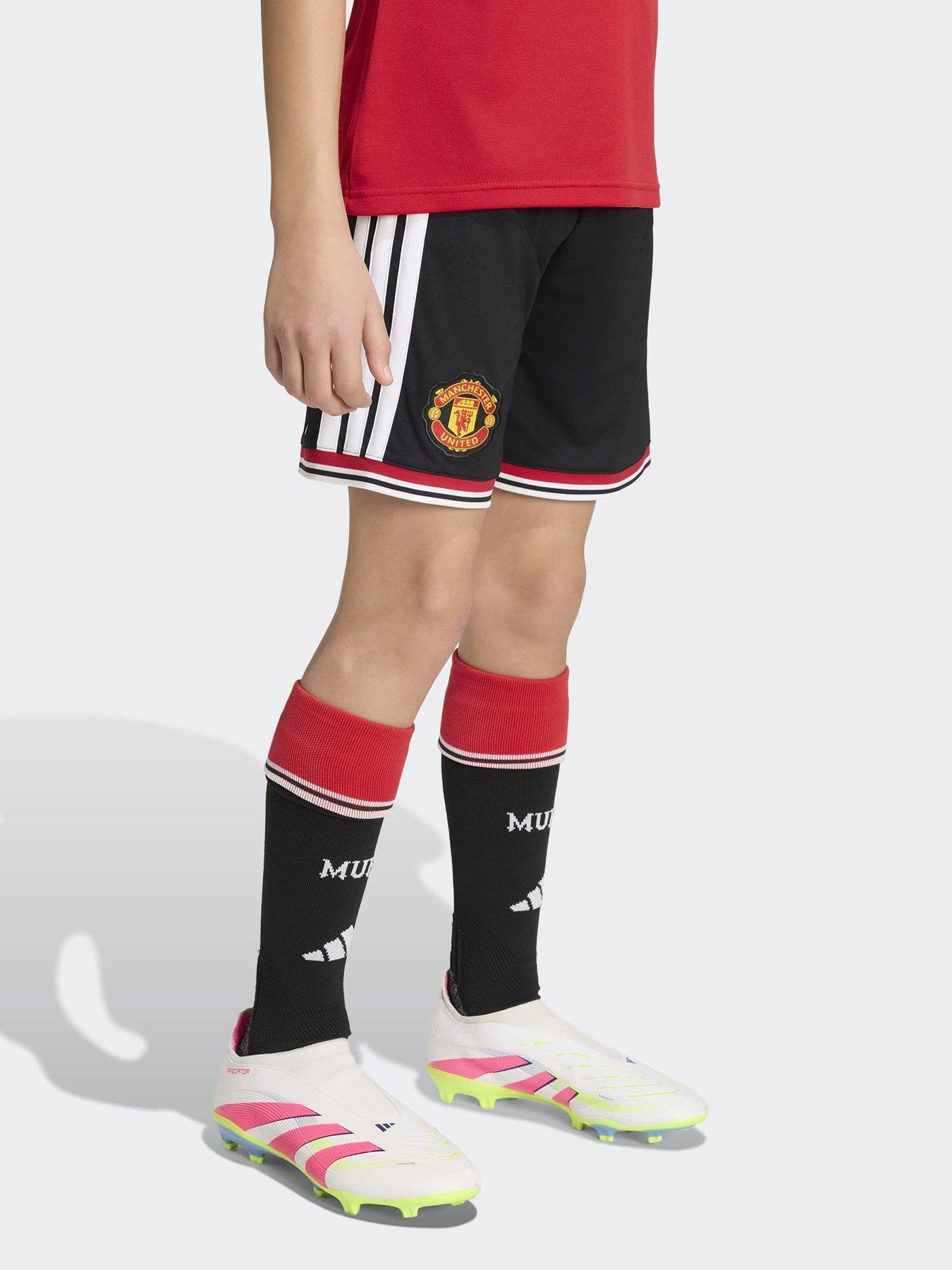 adidas Junior Manchester United 26/27 Alternate Home Shorts - Black
