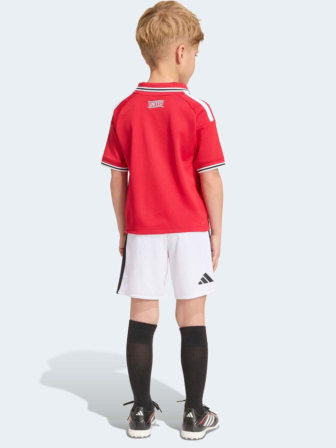 Image 3 of 3 of adidas Junior Manchester United 26/27 Home Mini Kit - Red