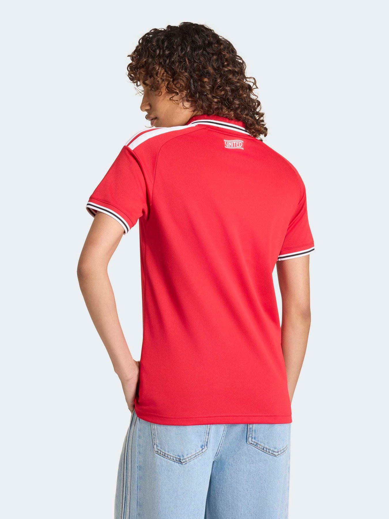Image 2 of 5 of adidas Womens Manchester United 26/27 Home Stadium Replica Shirt - Red
