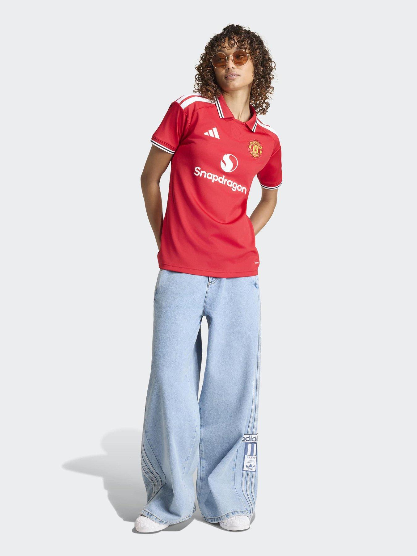 Image 3 of 5 of adidas Womens Manchester United 26/27 Home Stadium Replica Shirt - Red