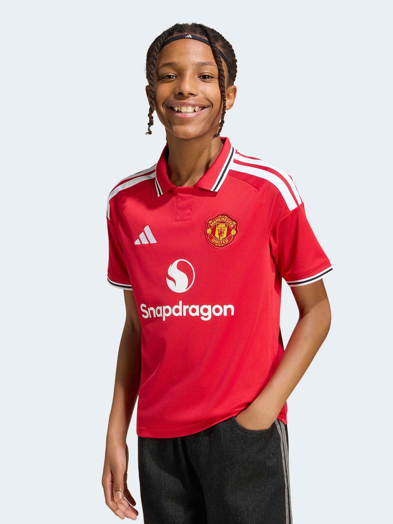 Adidas Junior Manchester United 26/27 Home Stadium Replica Shirt - Red