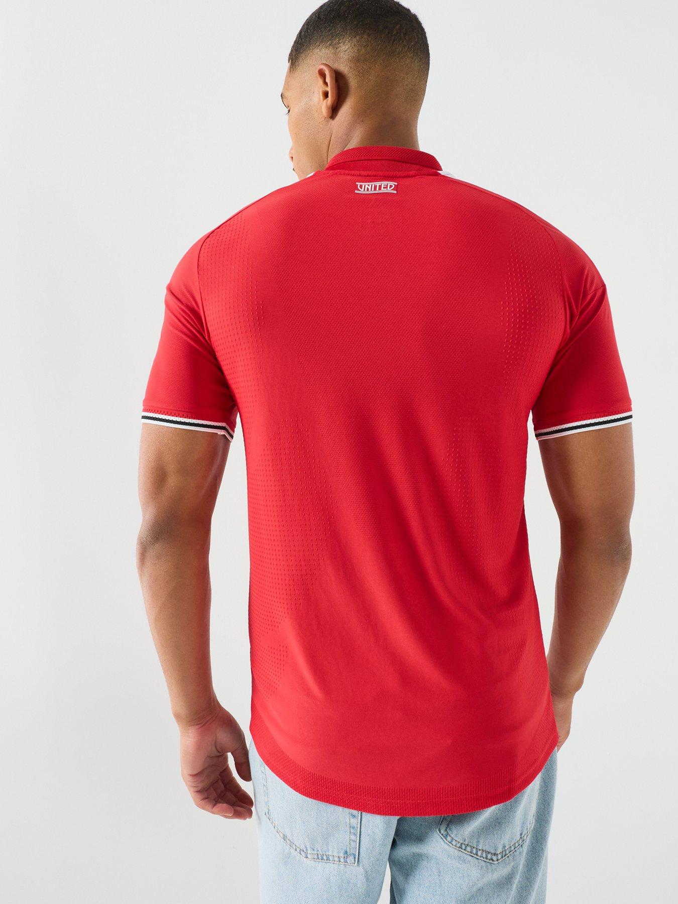 Image 2 of 5 of adidas Mens Manchester United 26/27 Home Authentic Replica Shirt - Red