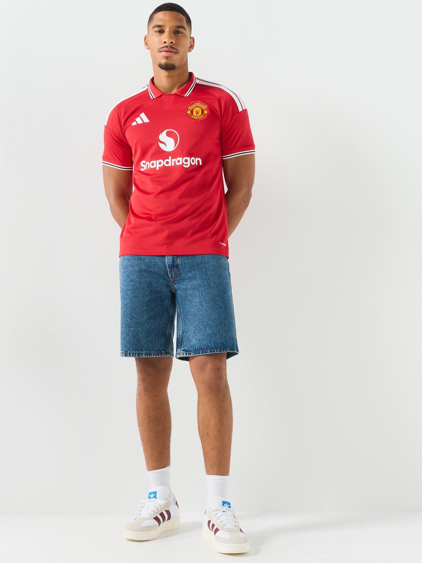 Image 3 of 5 of adidas Mens Manchester United 26/27 Home Stadium Replica Shirt - Red