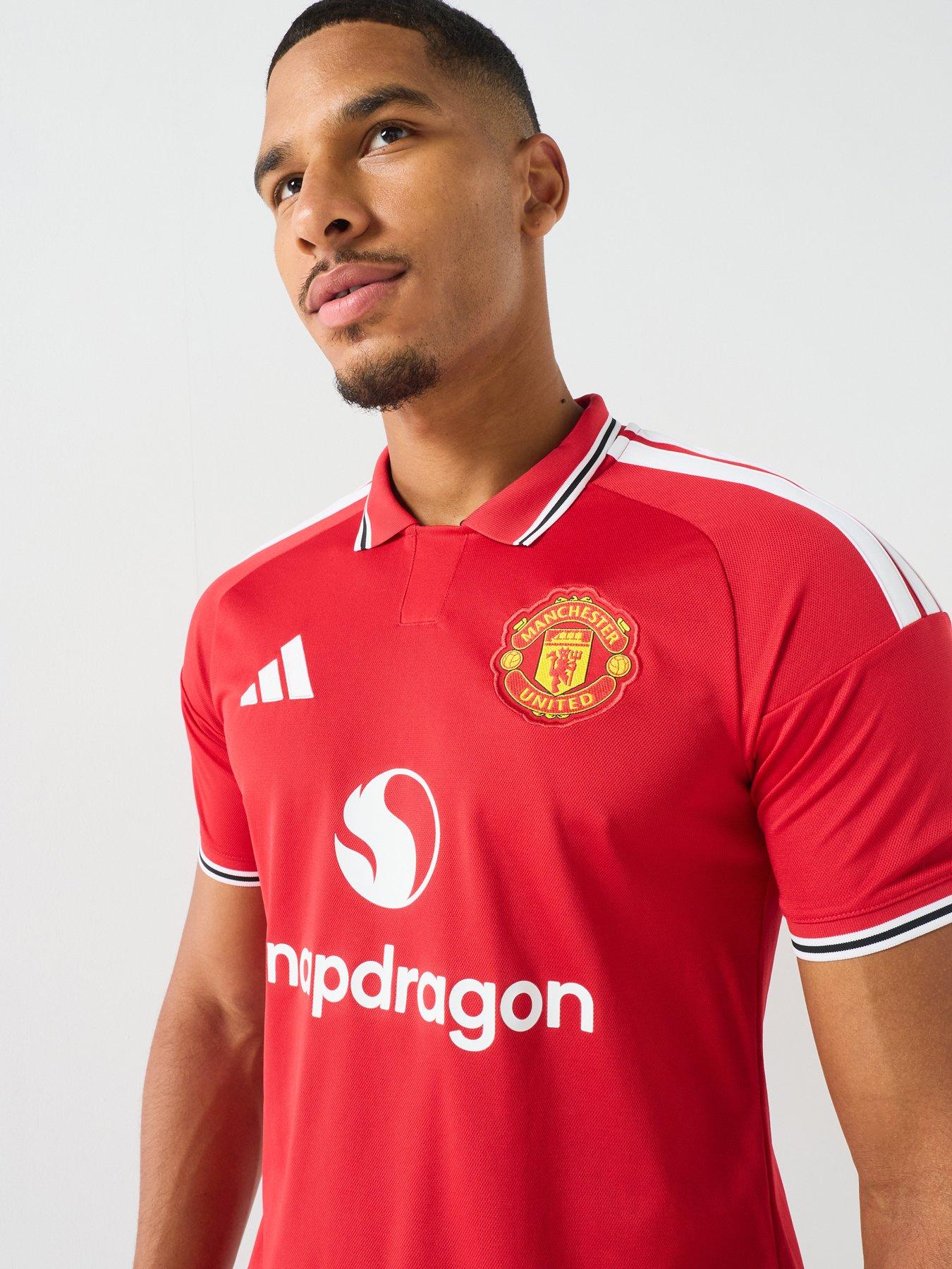Image 4 of 5 of adidas Mens Manchester United 26/27 Home Stadium Replica Shirt - Red