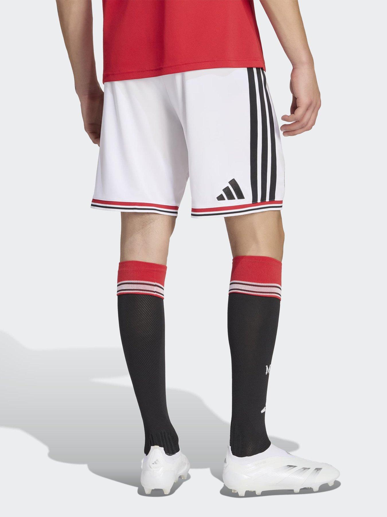 Image 2 of 5 of adidas Mens Manchester United 26/27 Home Shorts - White